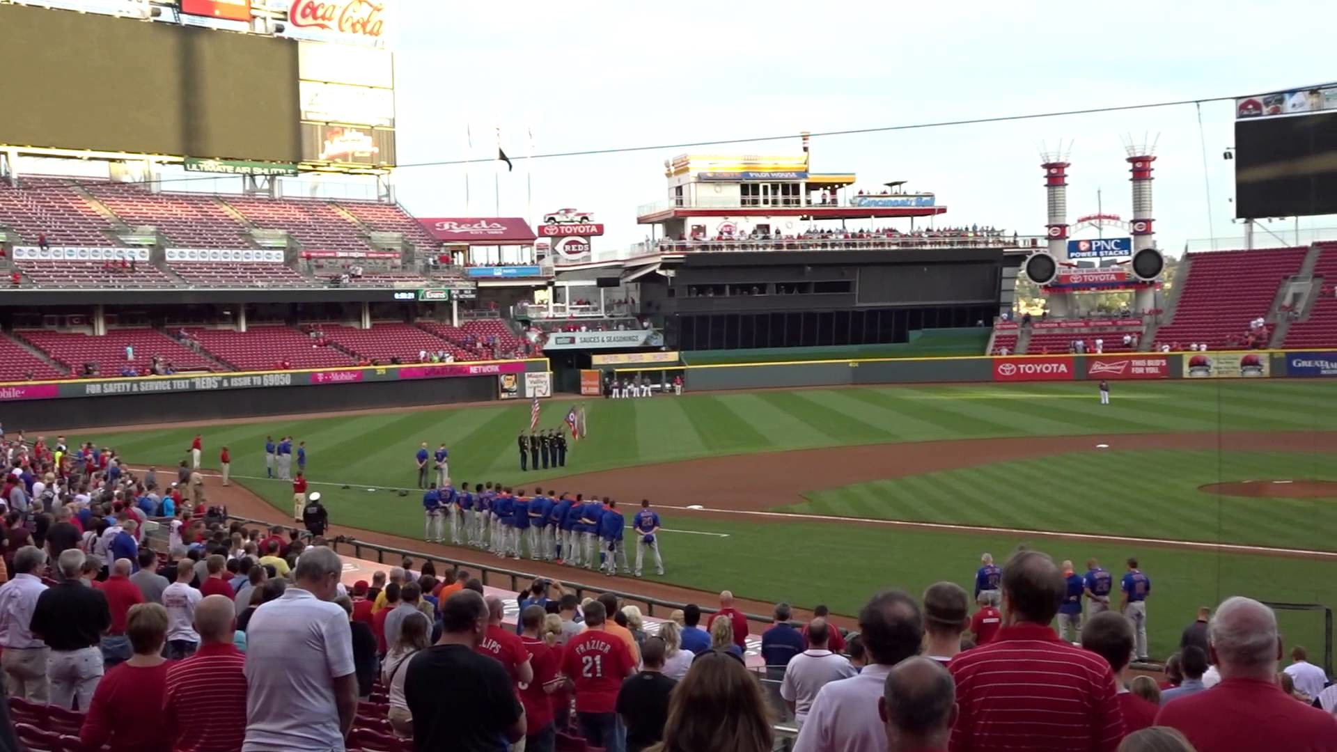 1920x1080 Cincinnati Reds - National Anthem - April Hilen - 9/24/2015