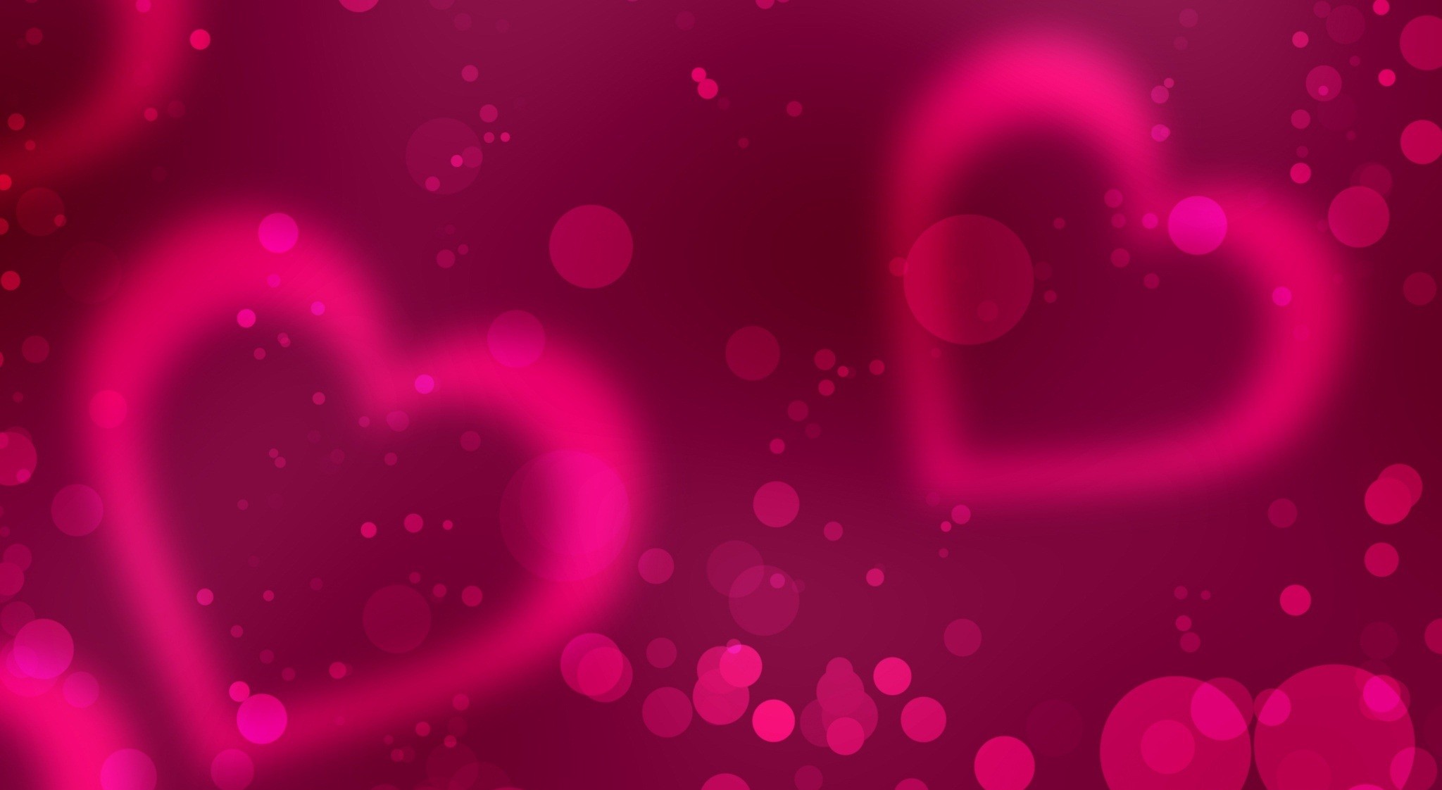 2048x1122 Pink valentine wallpaper.