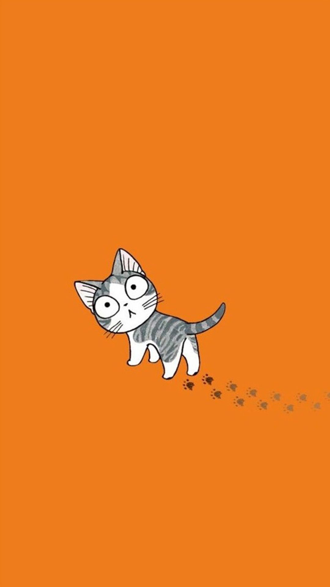 Phone Wallpaper Cat Cartoon - technology