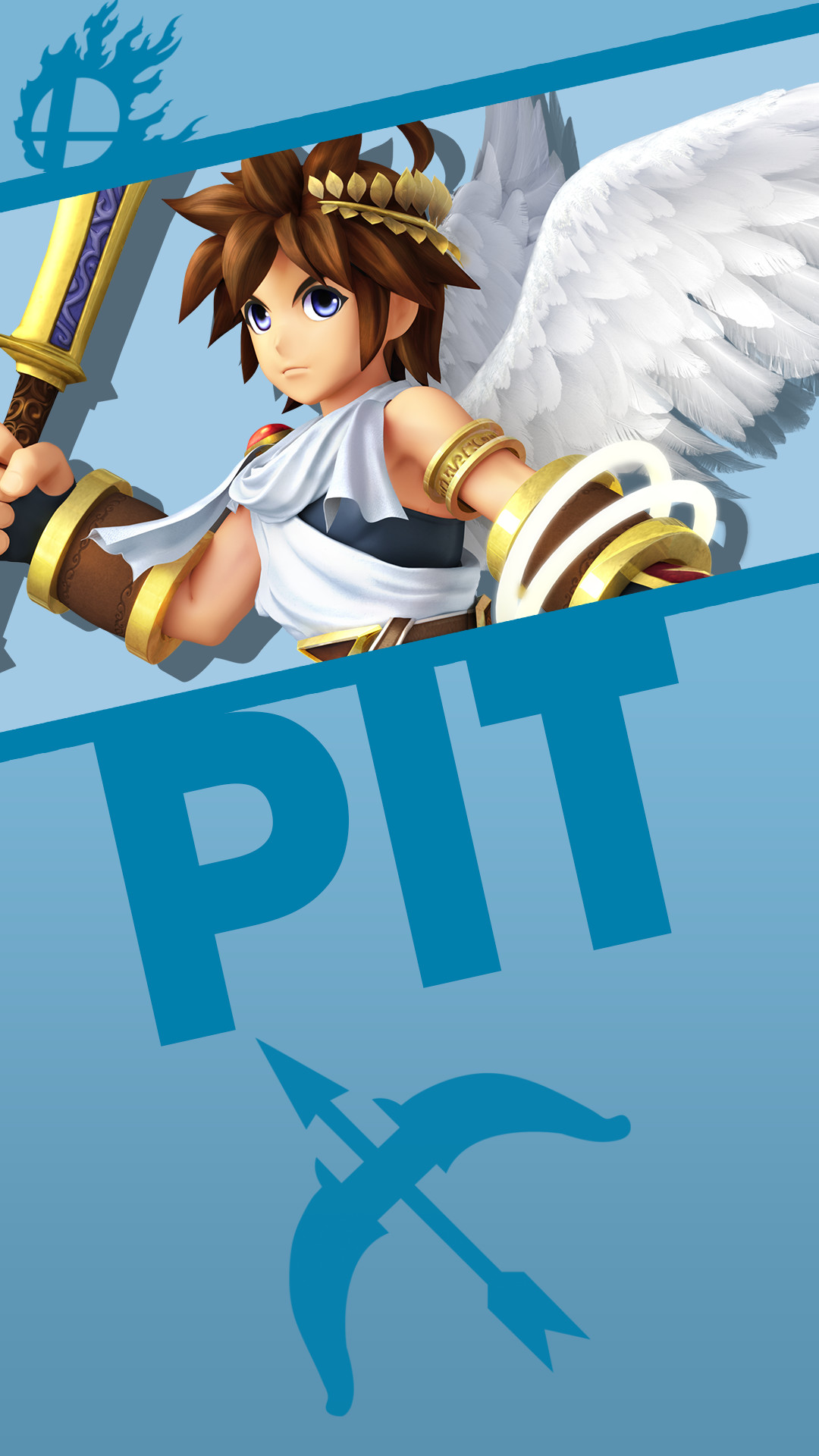 1080x1920 Phone Wallpaper by MrThatKidAlex24 Pit Smash Bros. Phone Wallpaper by  MrThatKidAlex24