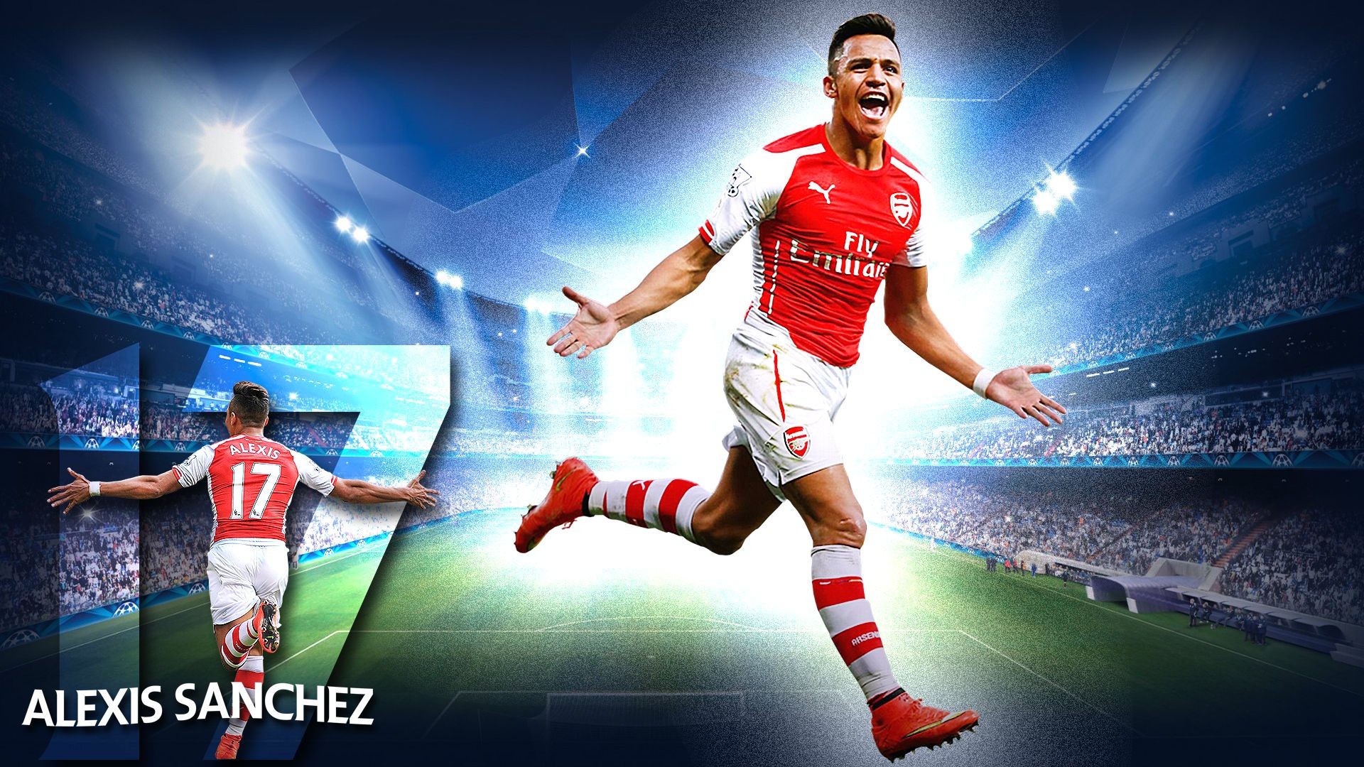 1920x1080 Alexis Sanchez HD Wallpaper http://wallpapers-and-backgrounds.net/