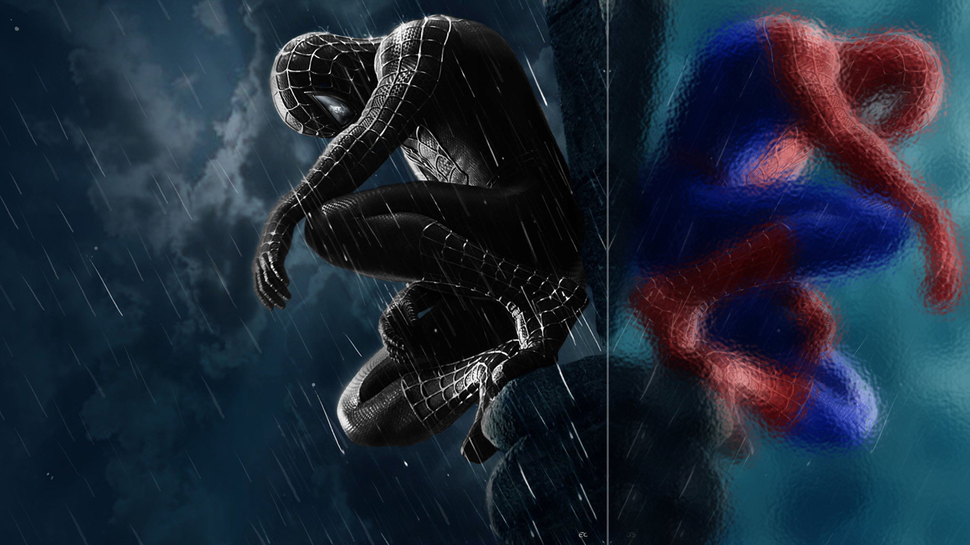 1920x1080 ... Spiderman 3 Wallpaper: Reflections () by Omegacronalpha