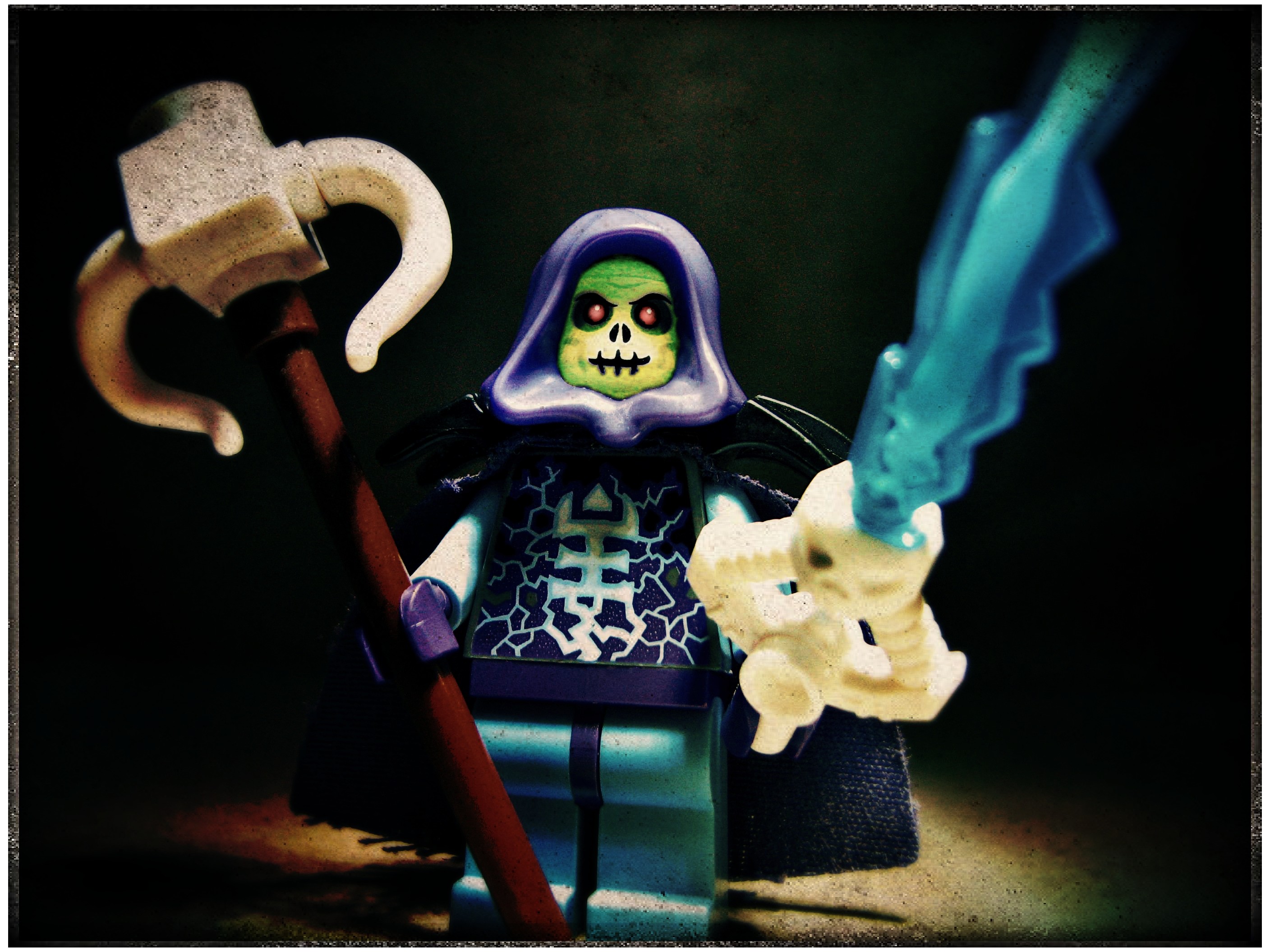 2816x2112 LEGO custom Skeletor heman masters universe cartoon 80s retro Toy villain  skeleton staff sword