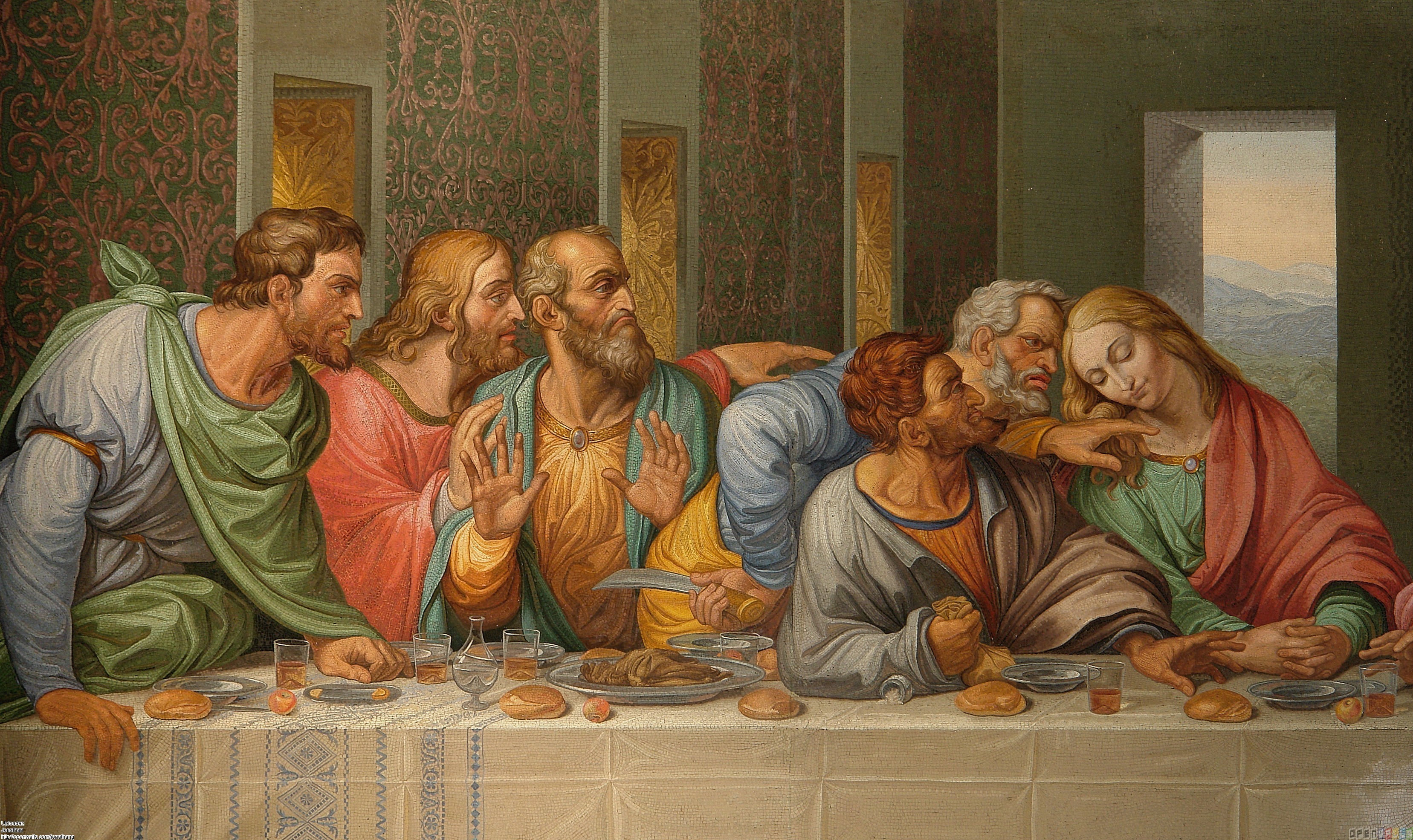 3314x1971 HD Wallpaper of Inspiring The Last Supper Hd Desktop Wallpapers Background,  Desktop Wallpaper Inspiring The