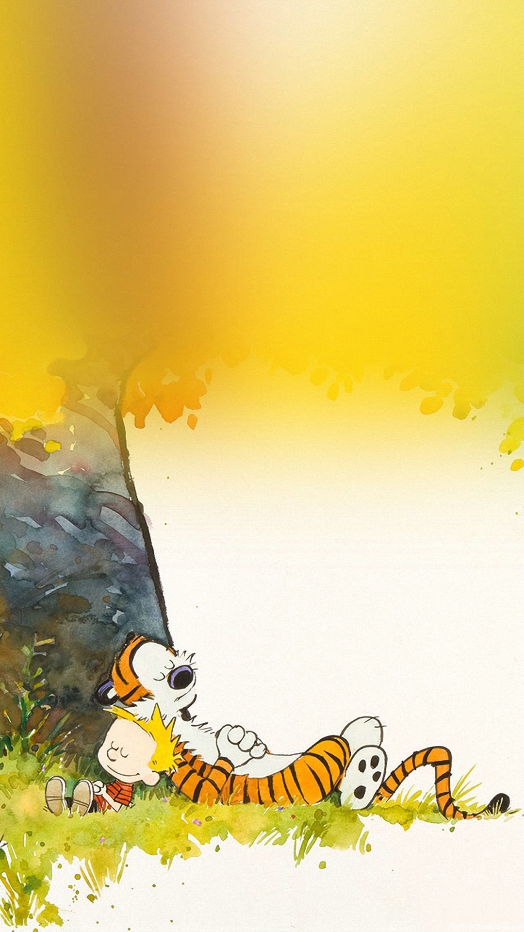 Calvin and Hobbes iPhone Wallpaper.