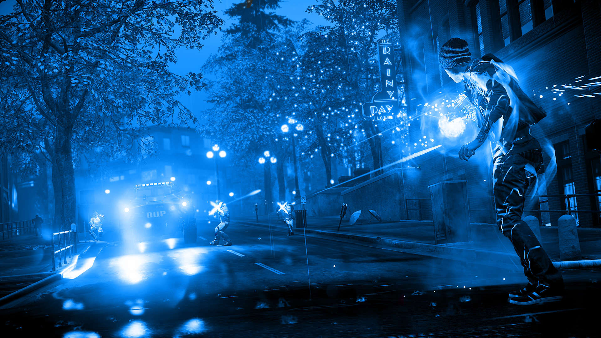 1920x1080 ... Infamous Second Son Blue Neon Wallpaper 12 by XtremisMaster