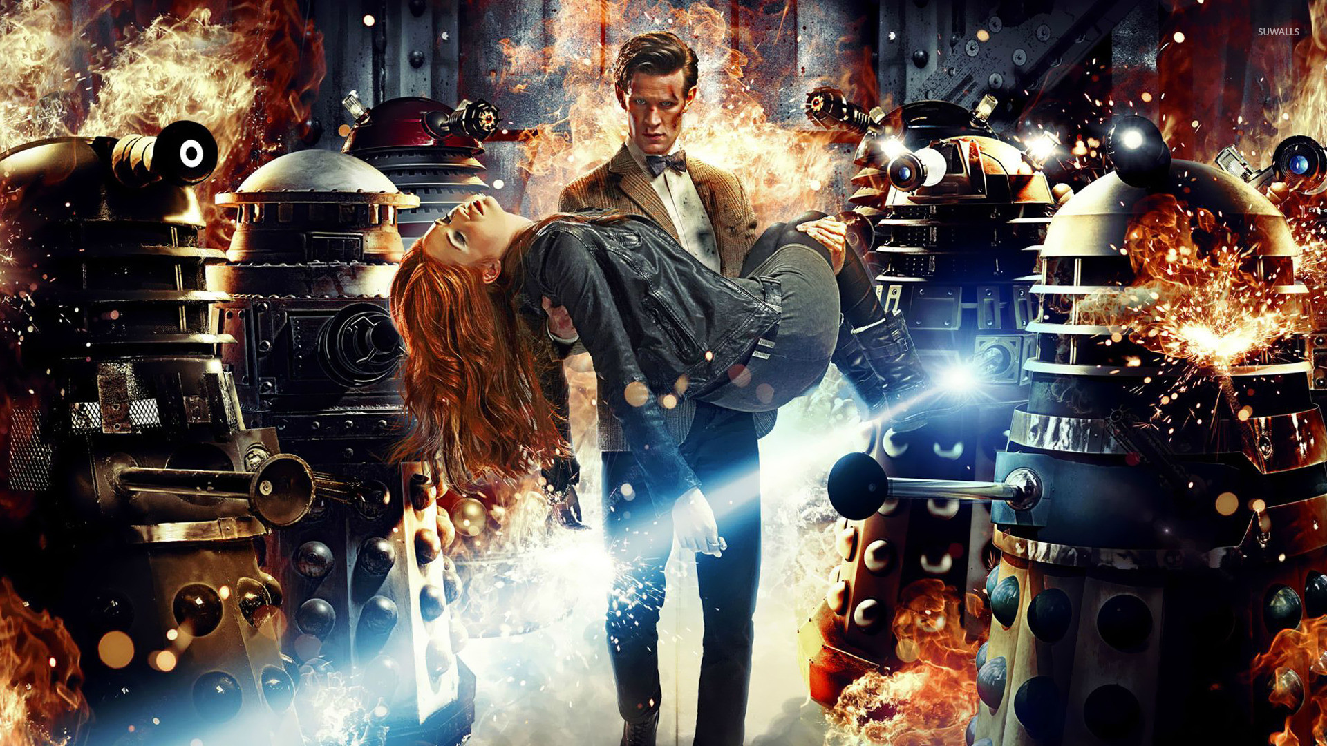 1920x1080 The Doctor and Amy Pond - Doctor Who wallpaper