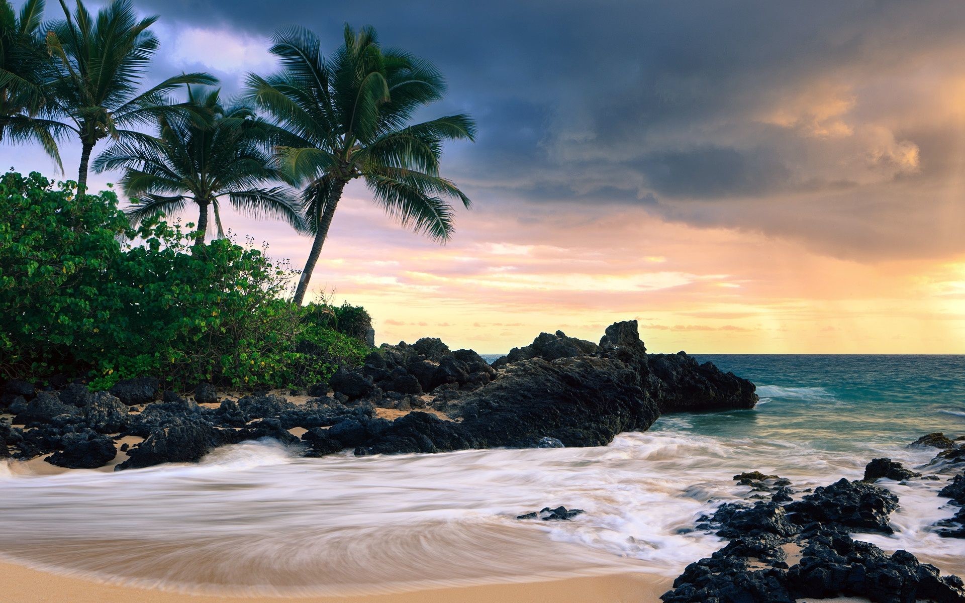 1920x1200 hawaii images wallpaper | Hawaii Secret Landscape Beach HD Wallpaper For  Desktop