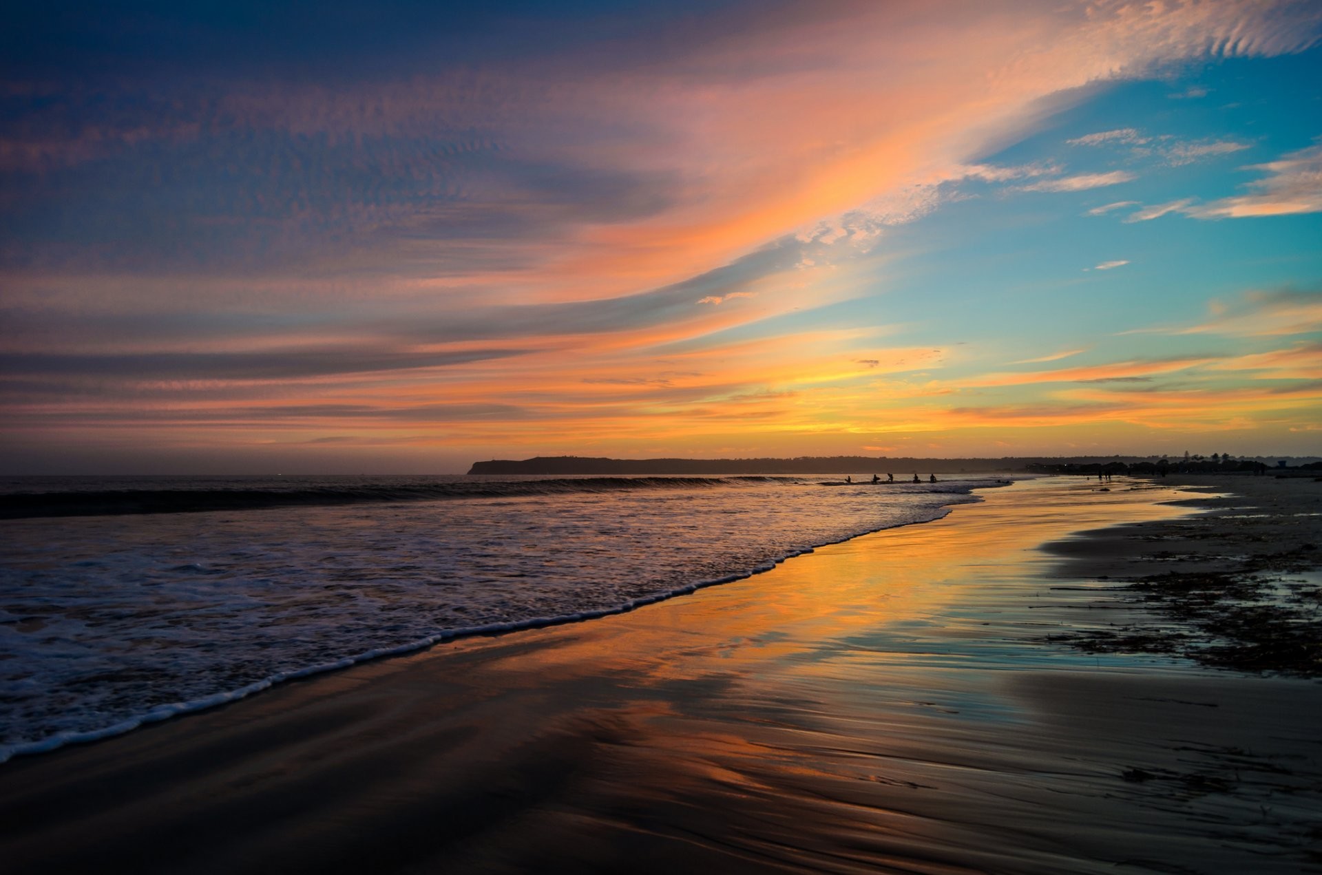 1920x1271 san diego california beach sand sunset ocean