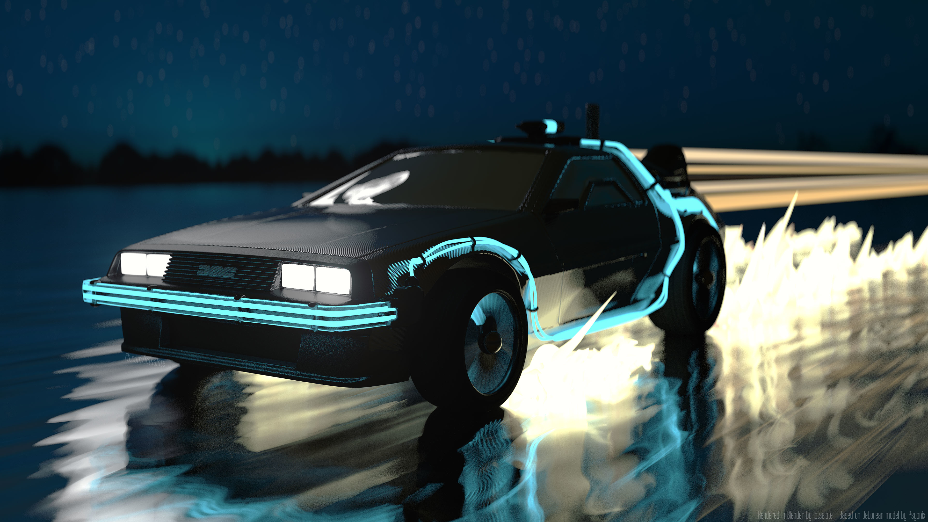 3840x2160 IMAGE/GIFI used the DeLorean model to make this 4K wallpaper. Hope you like  it!