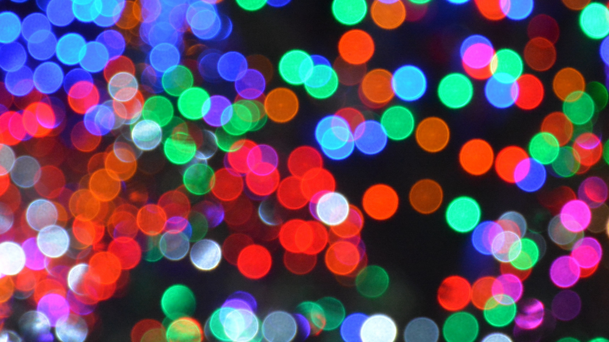 2560x1440 Light, Bokeh, Disco, Space, Christmas Lights Wallpaper in   Resolution