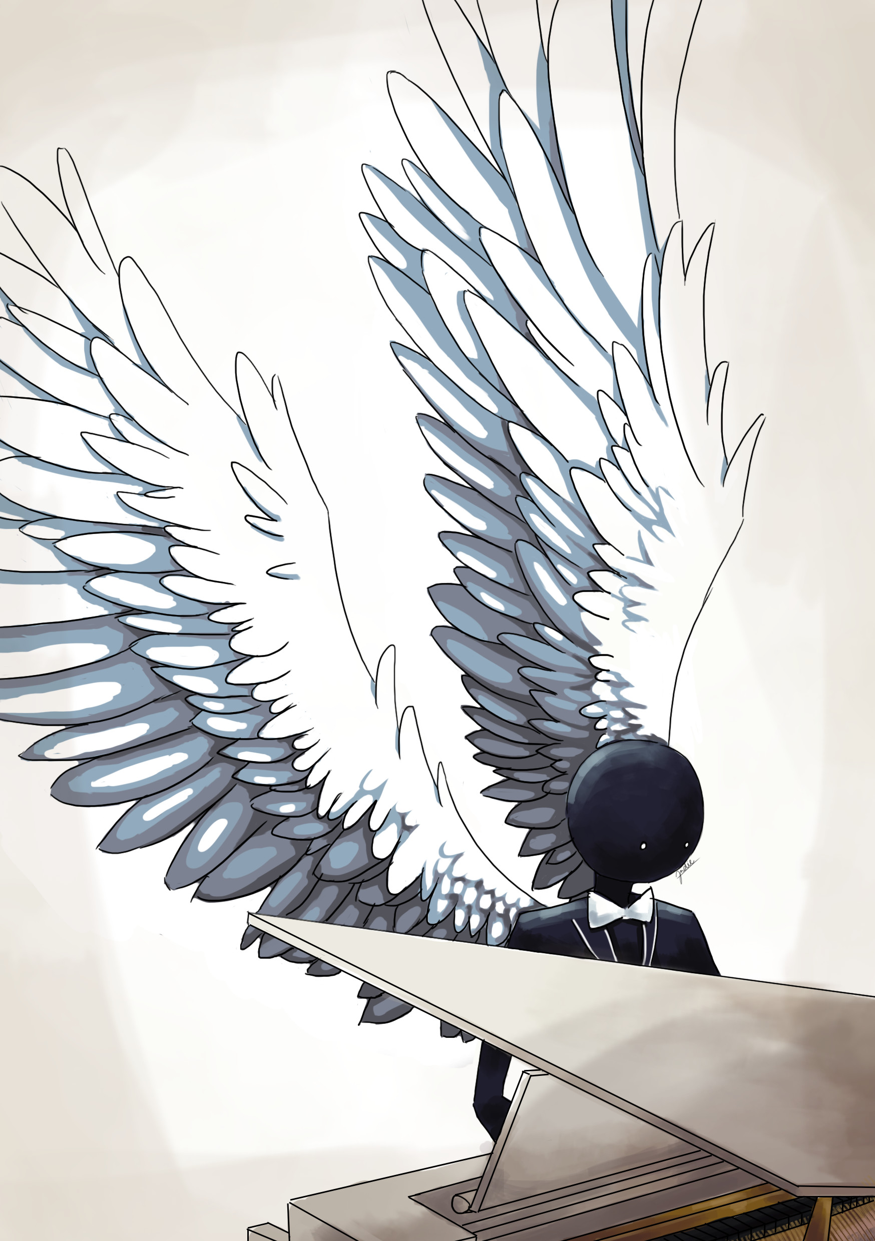 1748x2480 Wings Of Piano