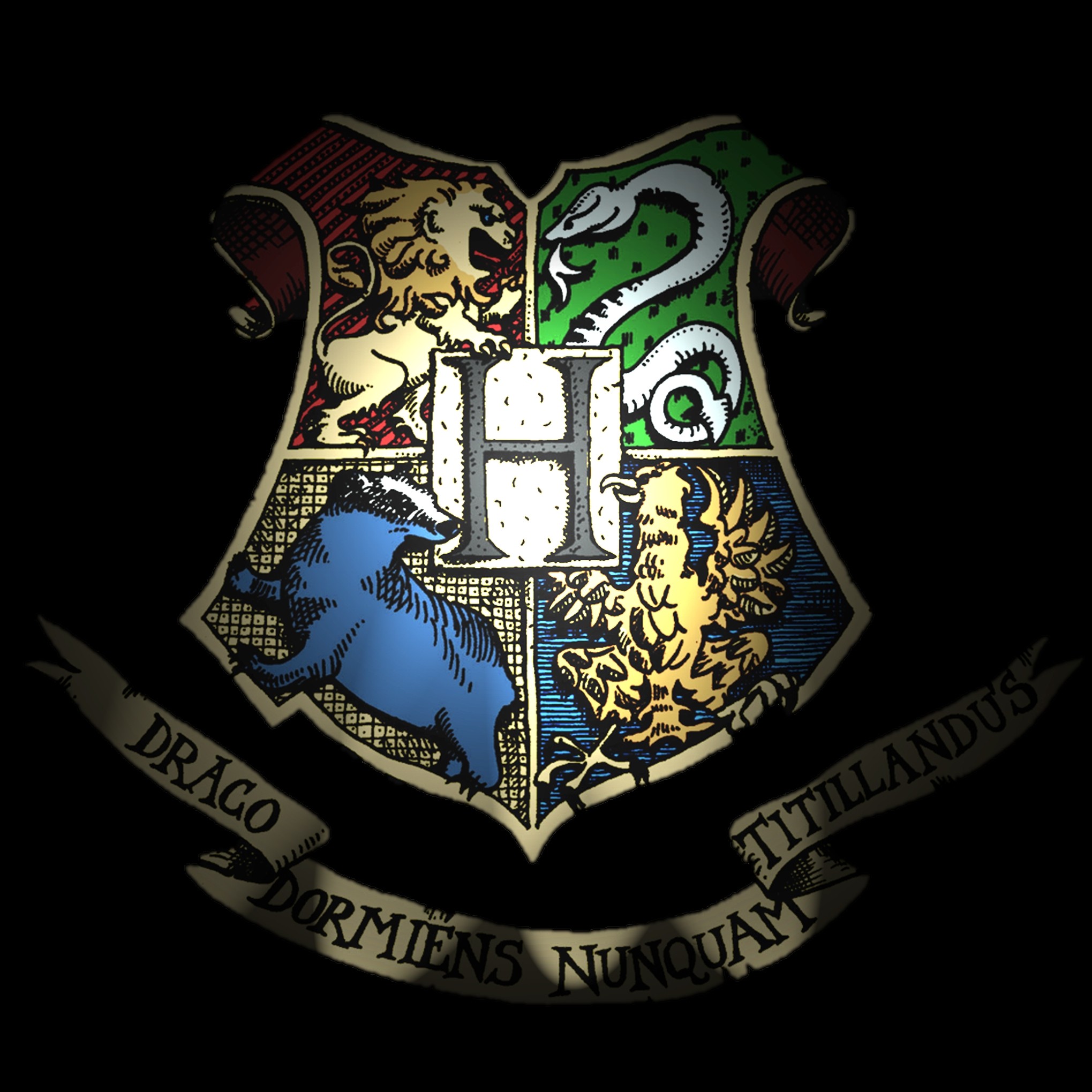 2039x2039 Harry Potter Hogwarts Crest Wallpaper Harry potter fans can now