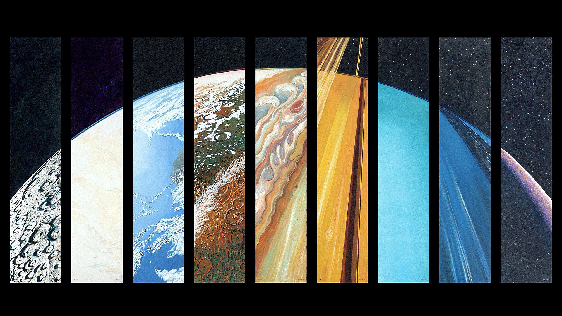 1920x1080 Every Planet in One - Planetary Suite by Steve Gildea [] ...