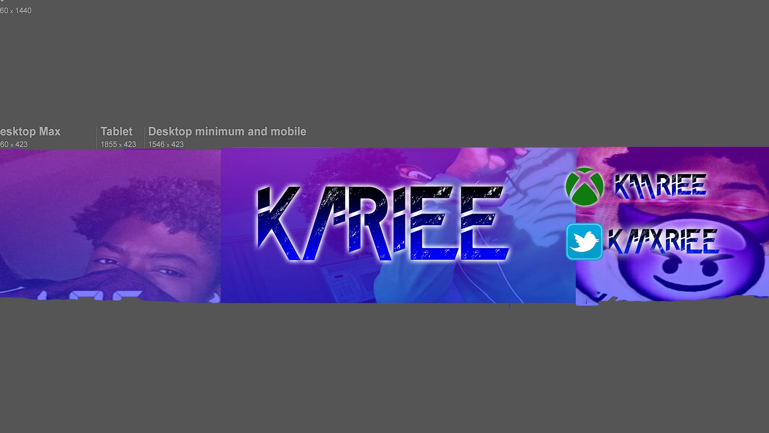 2560x1440 |Photoshop Speed Art| Banner for Kariee|#SUBSCRIBE