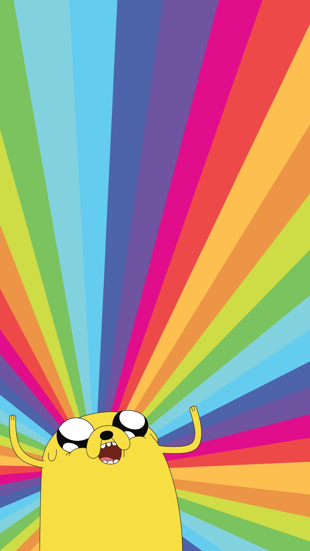 1080x1920 Jake the Dog Adventure Time Rainbow iPhone 6+ HD Wallpaper ...