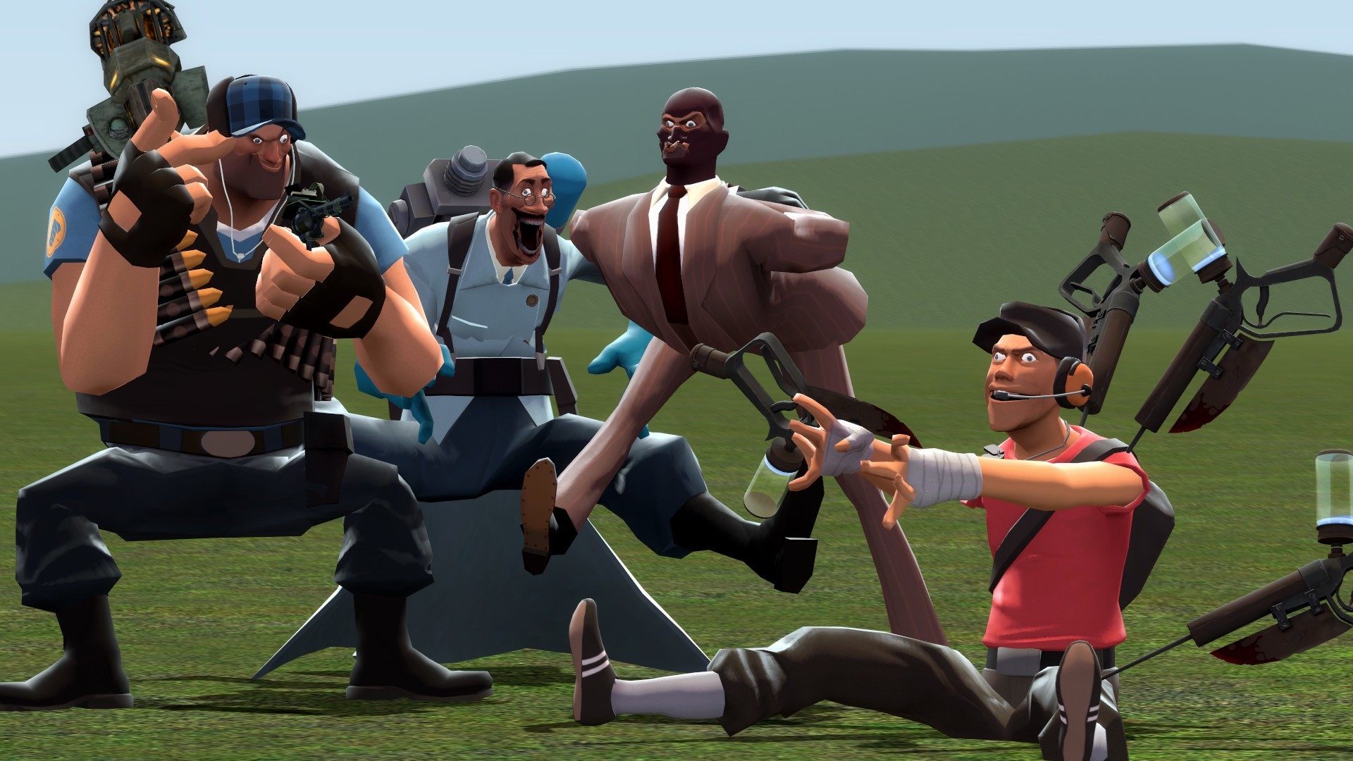 First Ever TF2 Wallpaper Ive made using Garrys Mod Opinions  rtf2