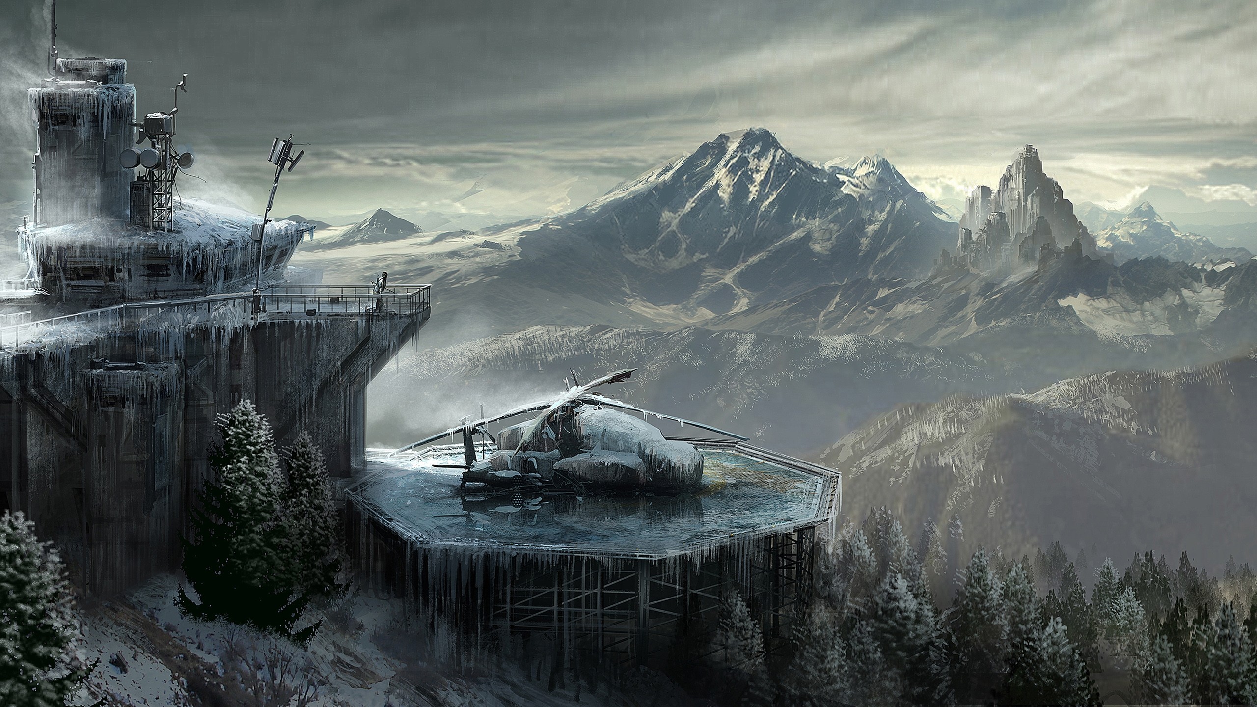 2560x1440 Tag: 100% Quality HD Rise Of The Tomb Raider Concept Art Wallpapers,  Backgrounds