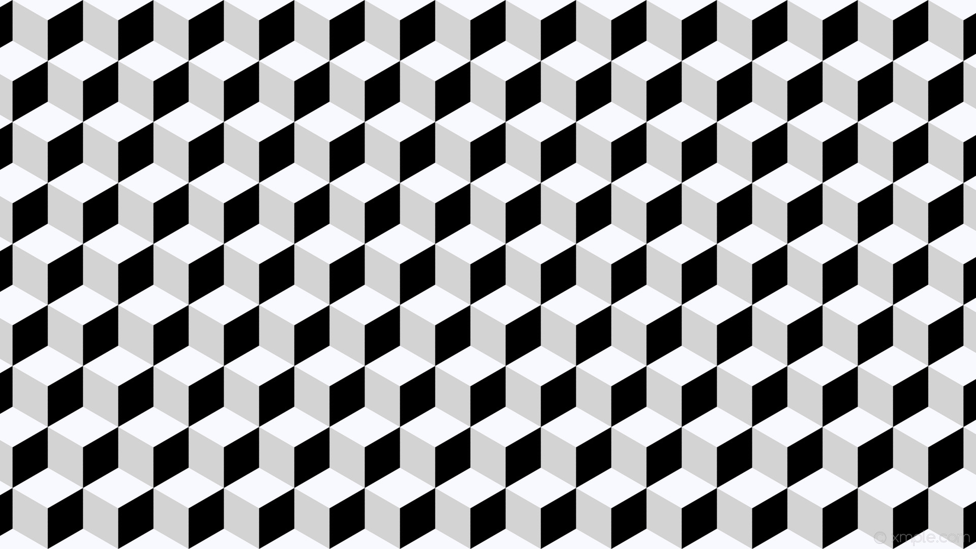 1920x1080 wallpaper white 3d cubes grey black ghost white light gray #000000 #f8f8ff  #d3d3d3