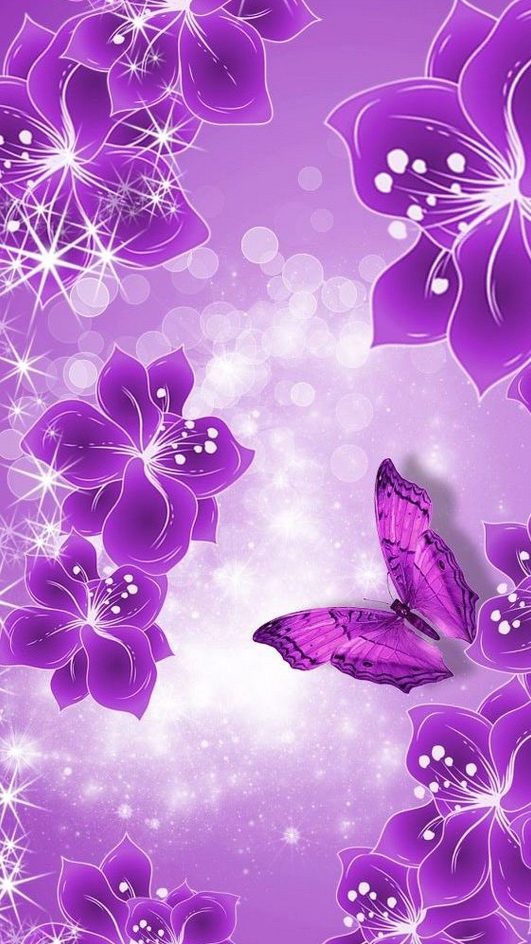 1080x1920 Purple Butterfly HD Wallpapers For Mobile is best high definition wallpaper  image 2018. You can use this wallpaper as background for your desktop  Computer ...