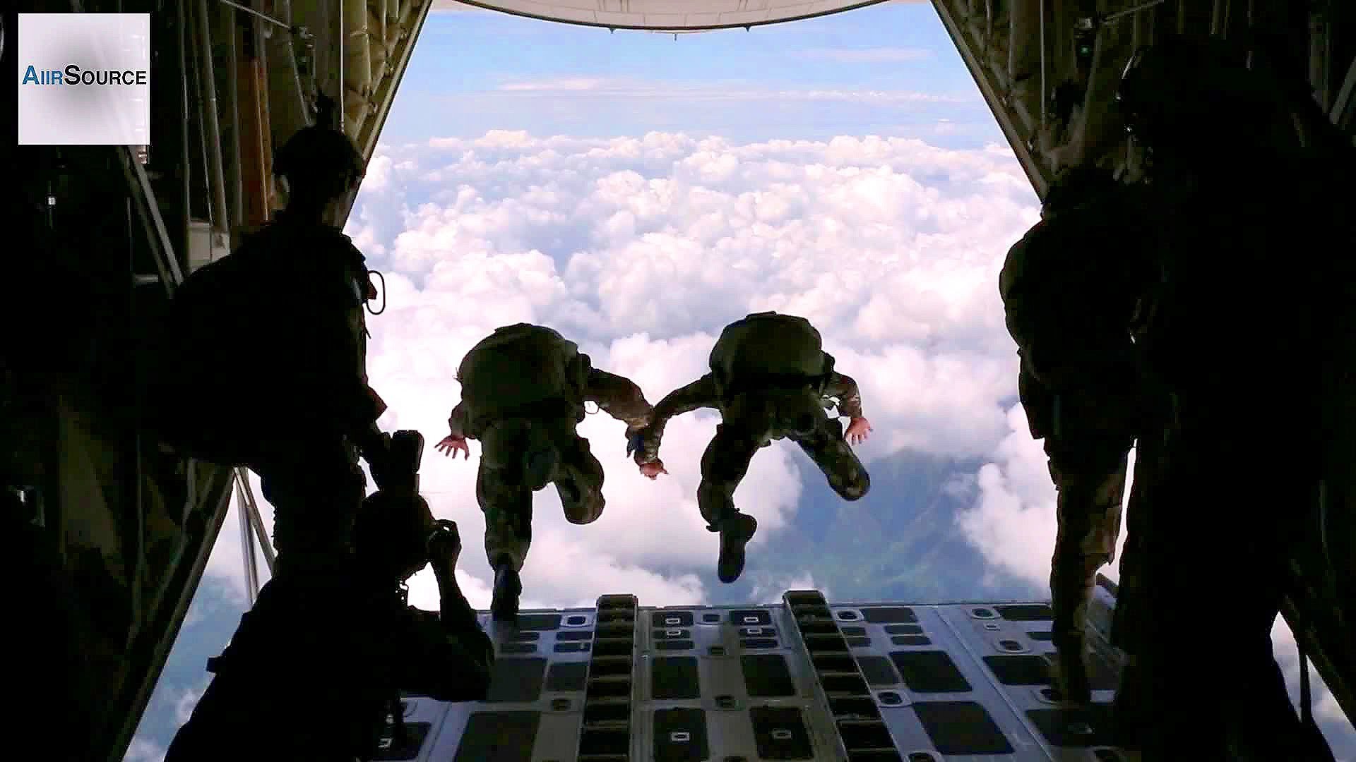 1920x1080 Philippine Marines, US Army Special Forces Conduct Free Fall Jumps - YouTube