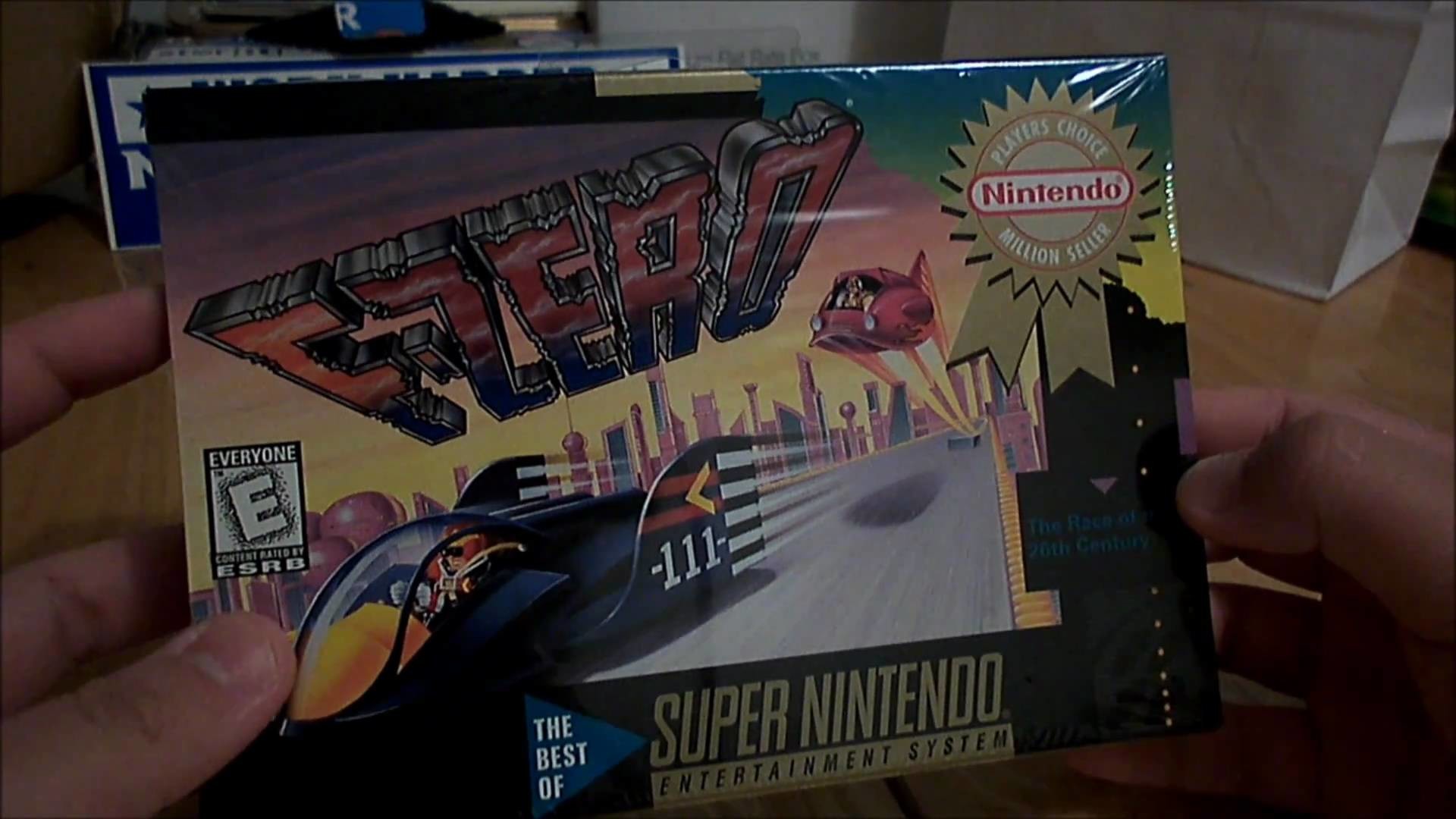 1920x1080 Super Nintendo SNES Game Unboxing - Factory Sealed F-Zero (1994) [HD] -  YouTube