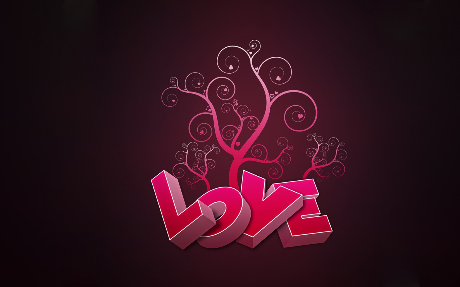 1920x1200 Love Grows Pink Abstract wallpapers and stock photos