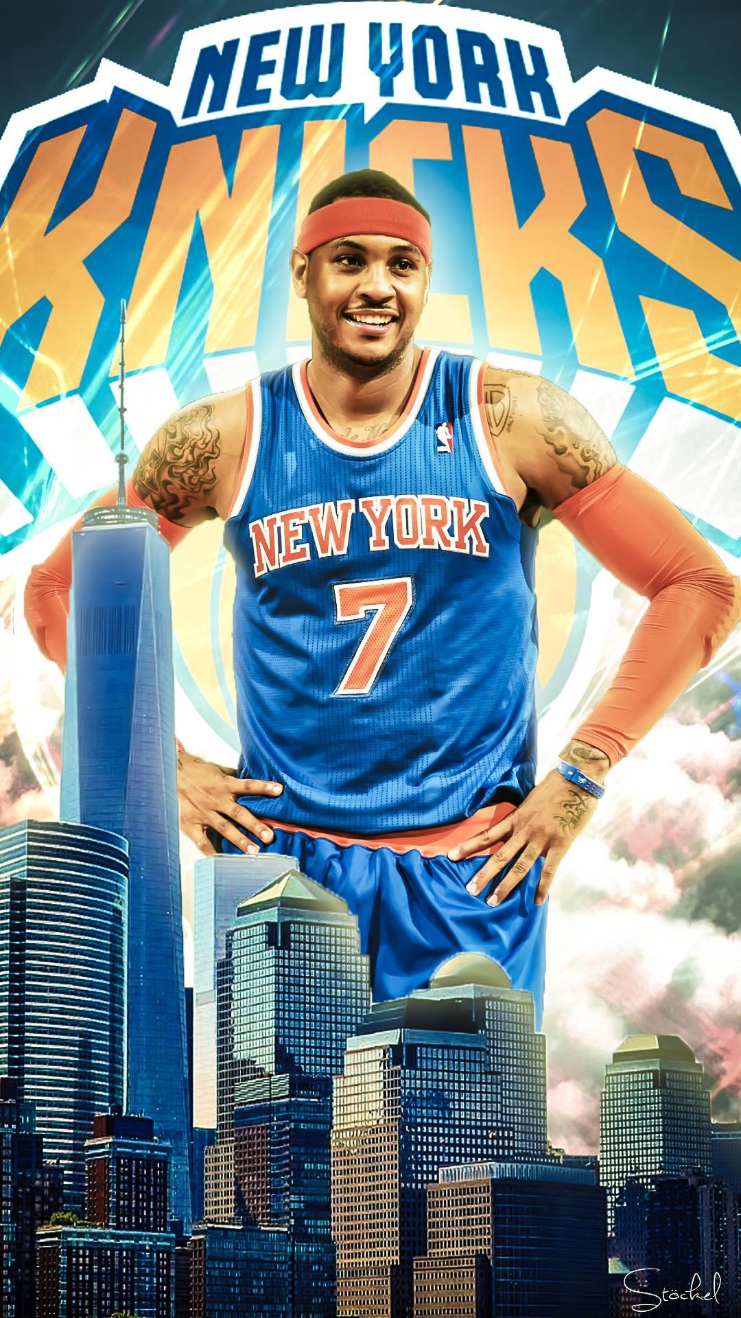 1080x1920 As requested, the one and only, the record breaker, Mr. MSG, Me7o Carmelo  Anthony (mobile wallpaper) ...