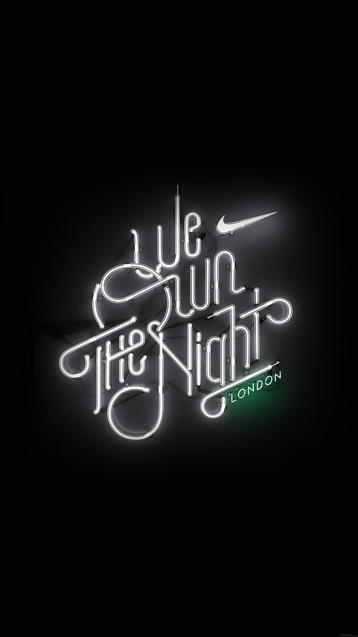 1242x2208 We Run The Night Nike London iPhone 6 Plus