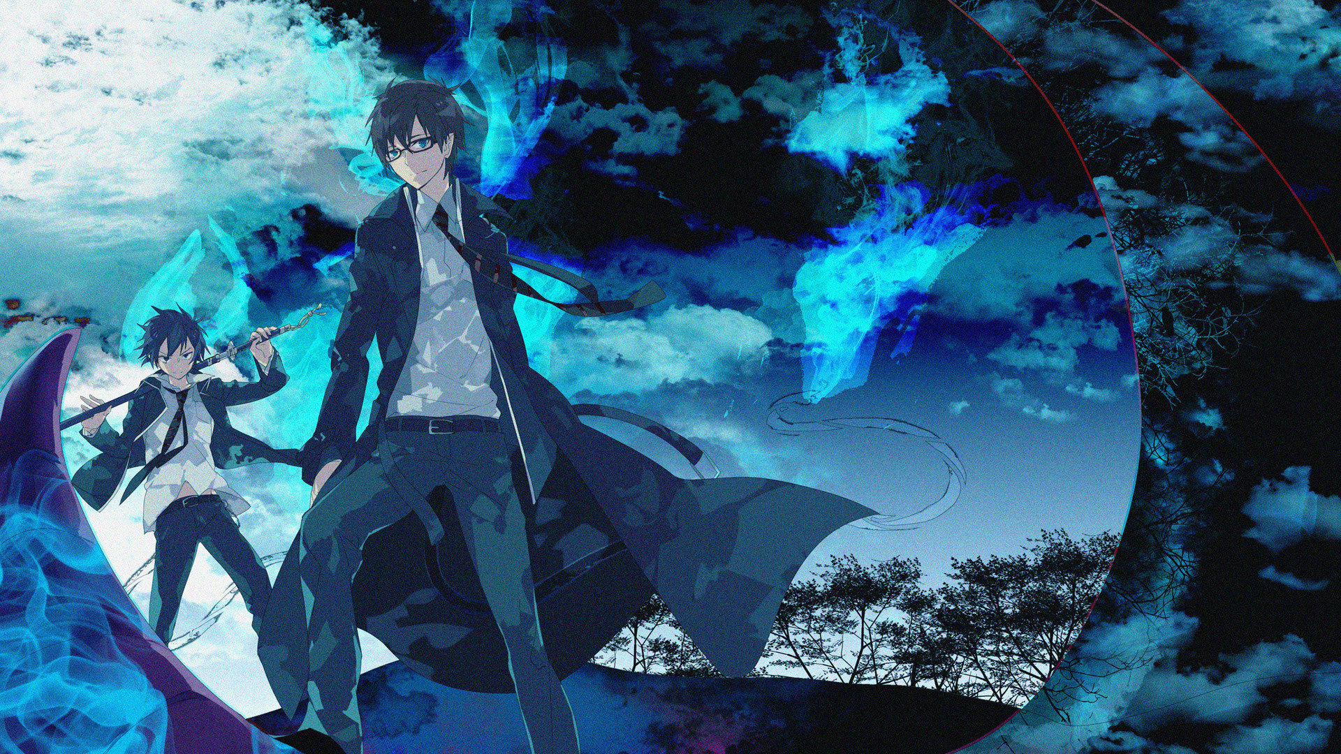 1920x1080 Blue Exorcist Rin Demon Form Wallpapers