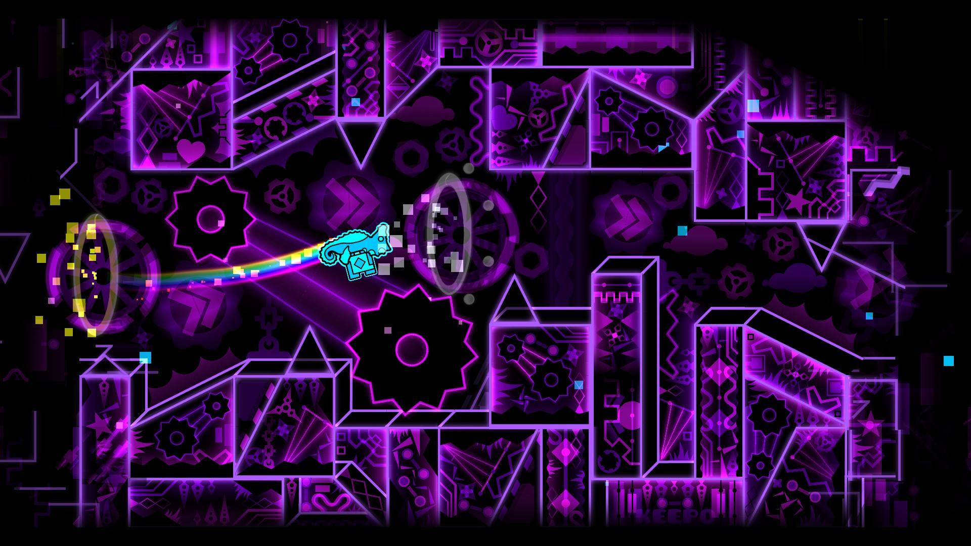 how to do a custom background in geometry dash