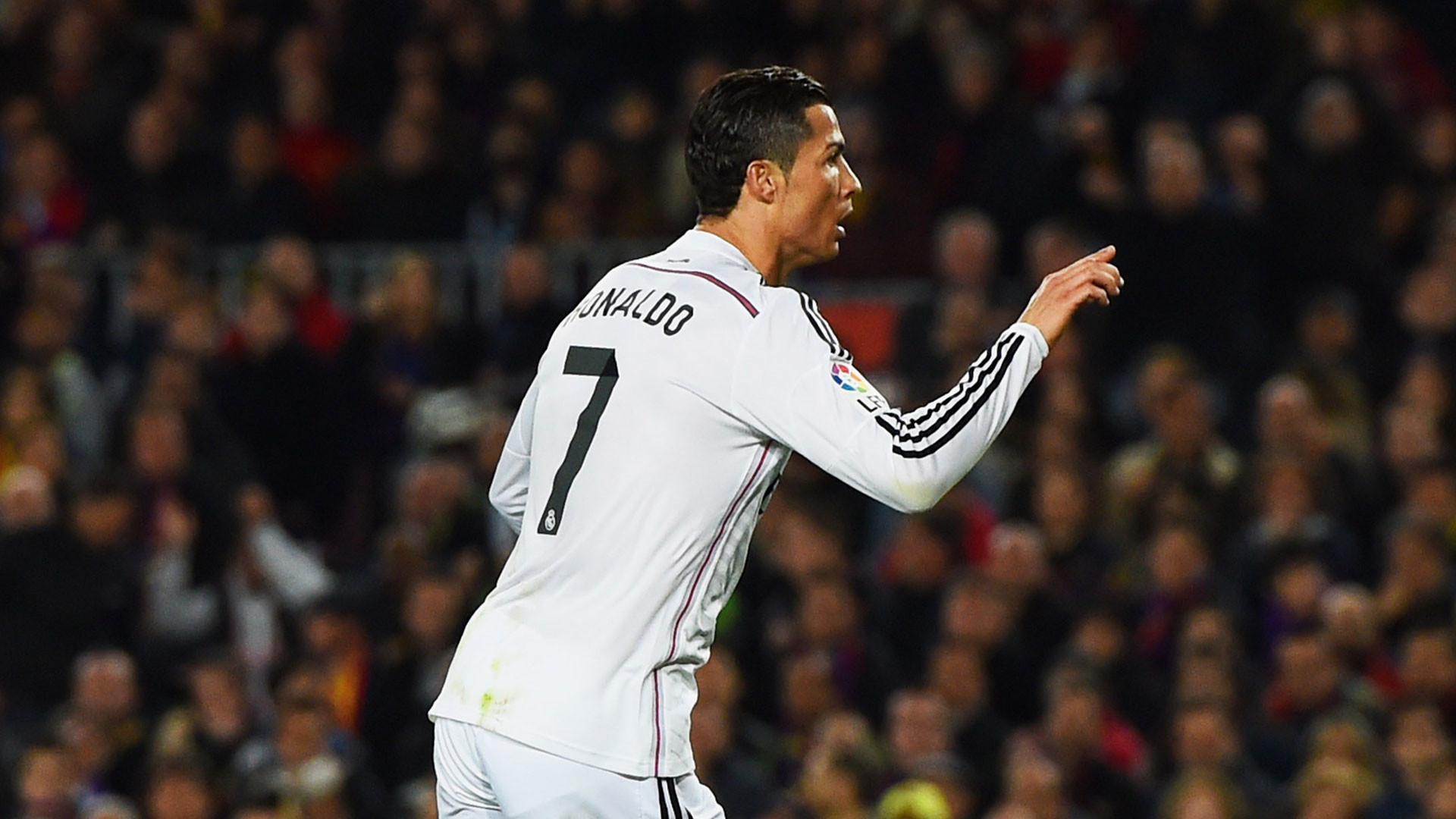 1920x1080 Cristiano Ronaldo faces a charge for his goal celebration after scoring for  Real Madrid in their