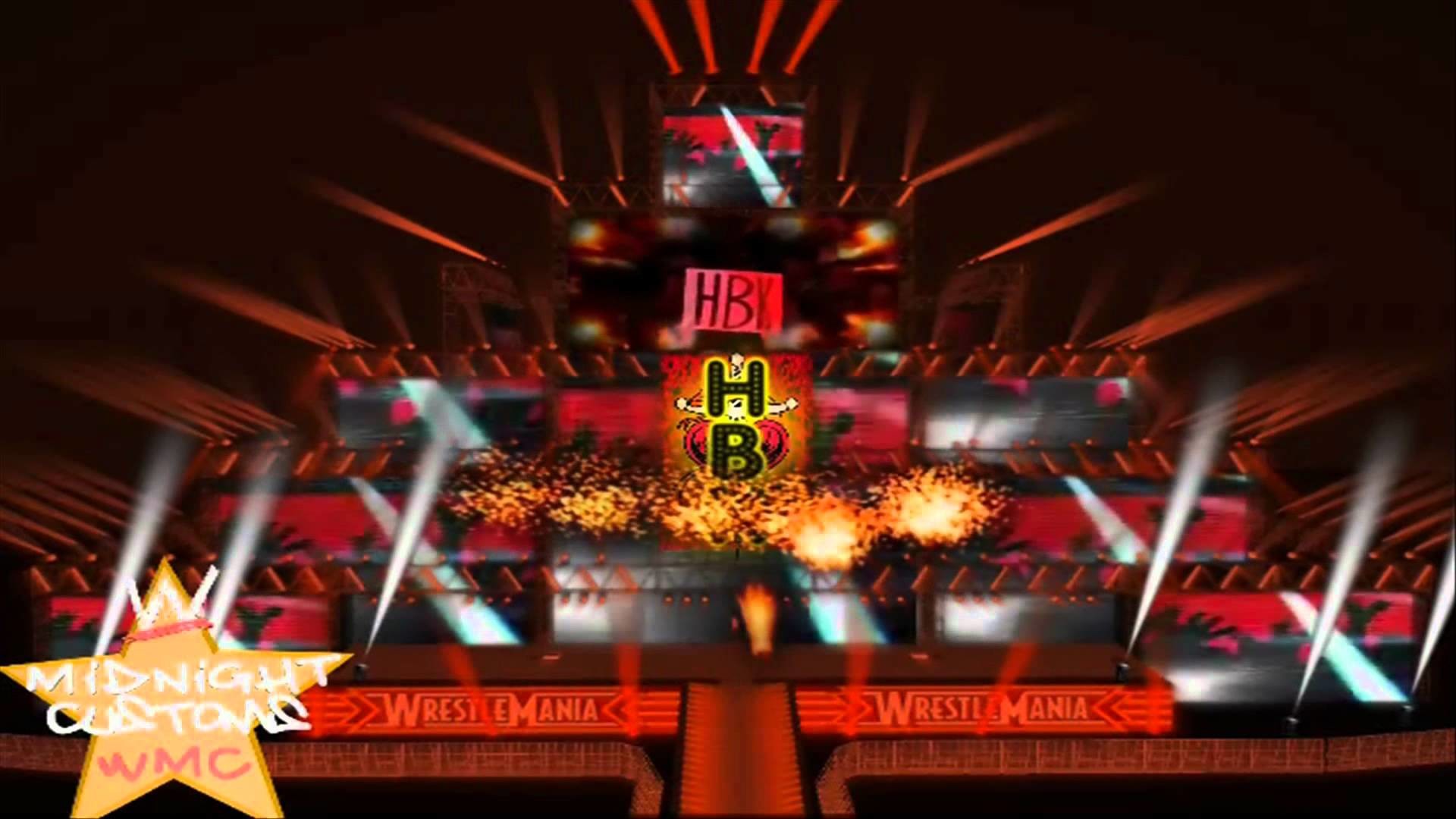1920x1080 WWE WrestleMania 26 Shawn Michaels (HBK) Entrance Stage + Pyro HD - YouTube