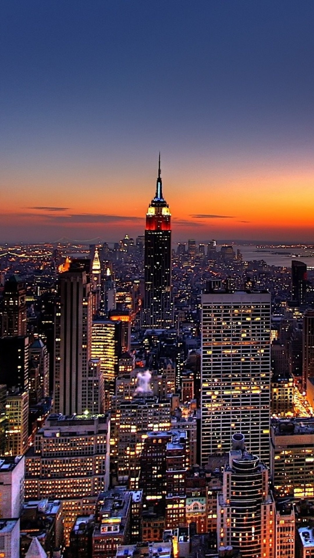 1080x1920 -new-york-night-skyscrapers-top-view-wallpaper-