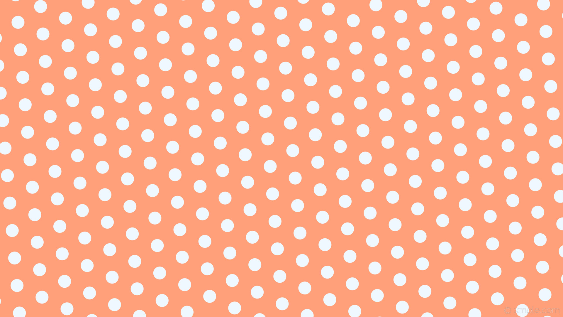 1920x1080 wallpaper hexagon white polka dots red light salmon alice blue #ffa07a  #f0f8ff diagonal 35