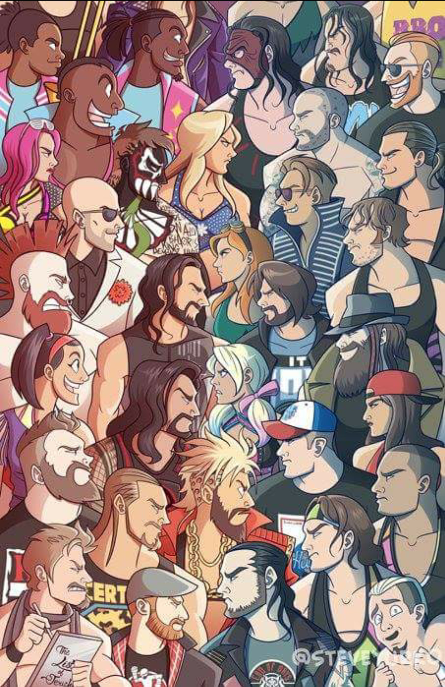 1440x2222 Steve Yurko pays tribute to Marvel vs. Capcom with Raw vs. Smackdown.