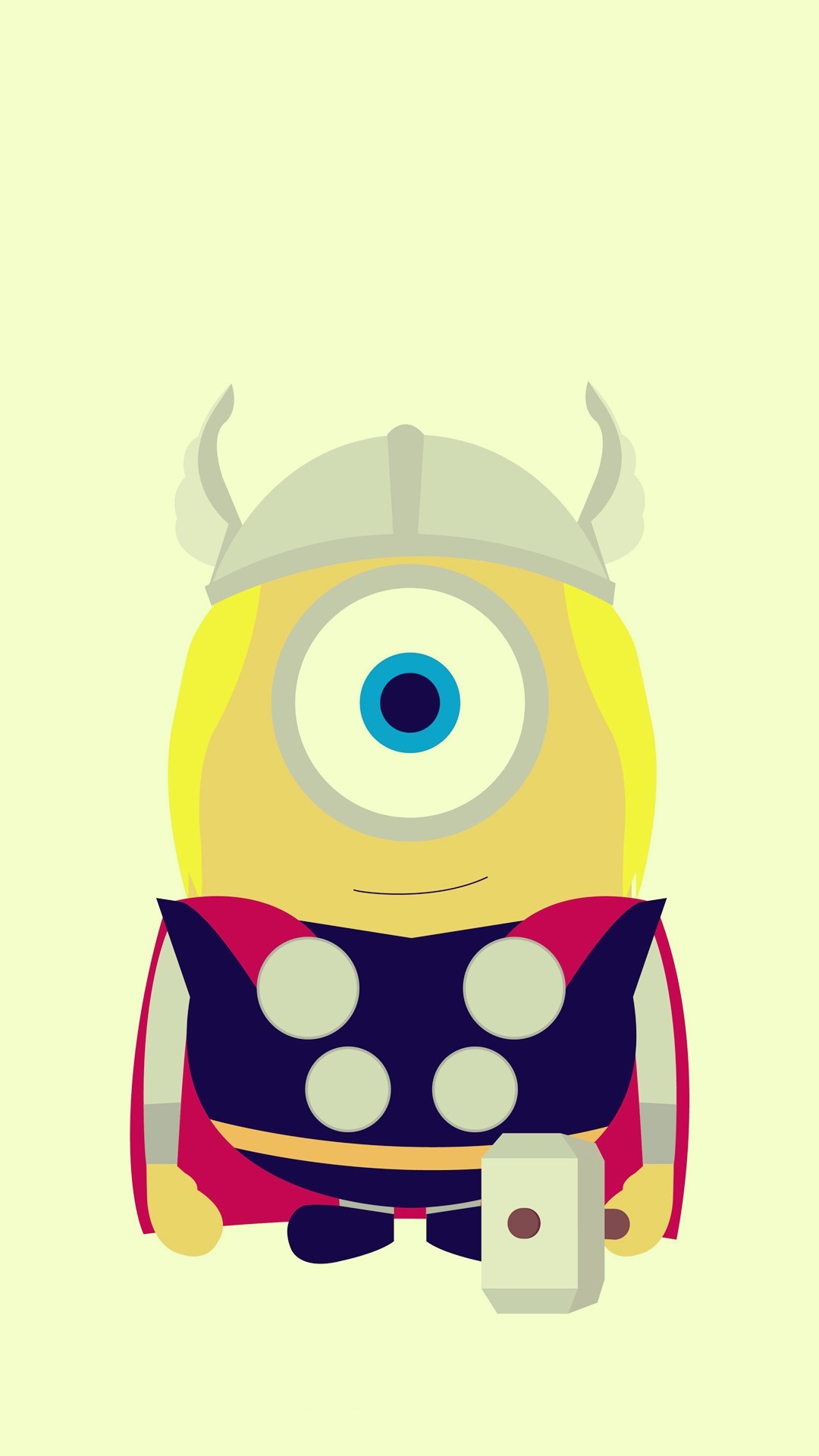1080x1920 Funny Thor Minion Avengers iphone 6 plus wallpaper HD - 2014 Halloween,  Despicable Me