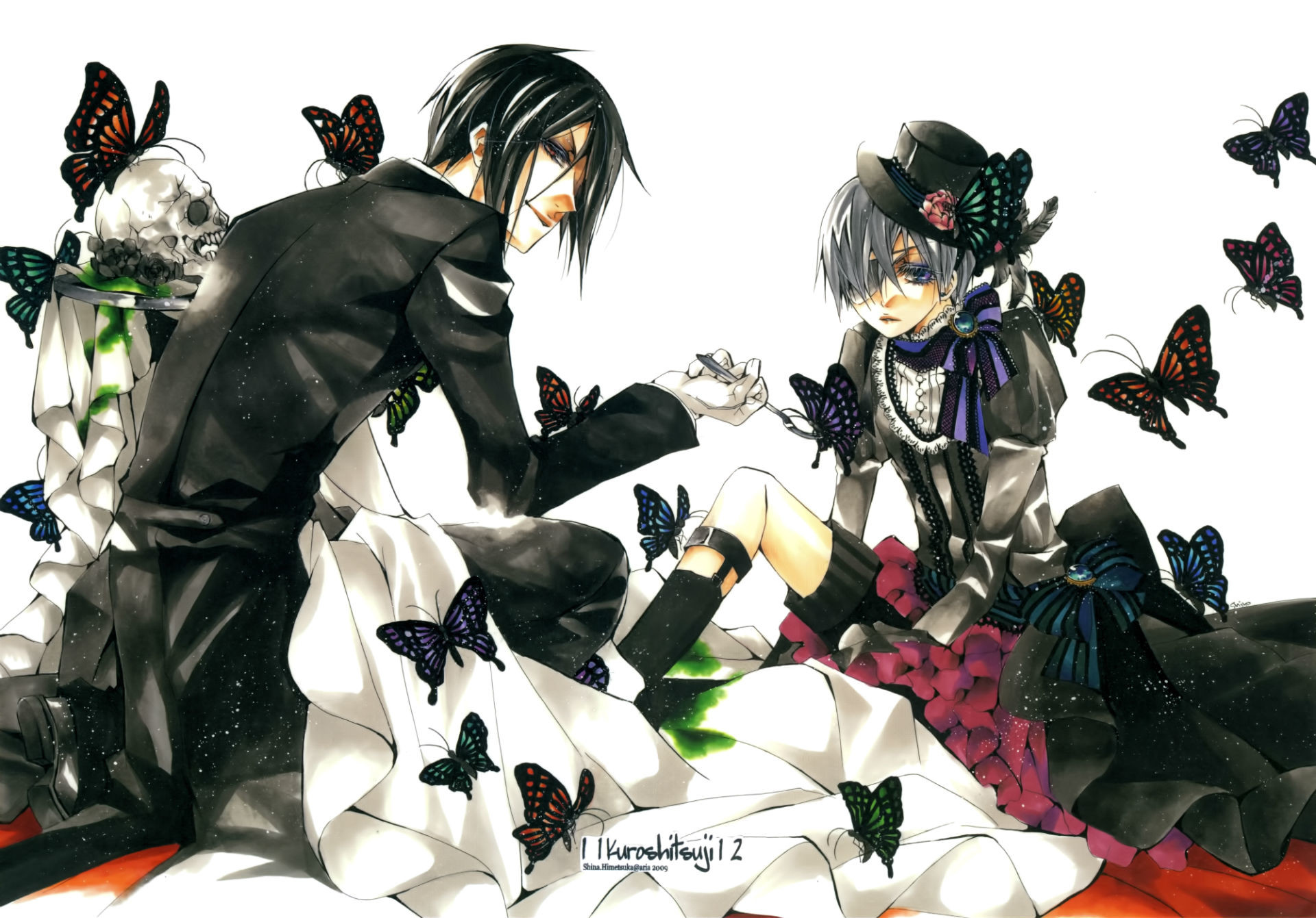 1920x1341 Anime - Black Butler Ciel Phantomhive Sebastian Michaelis Wallpaper