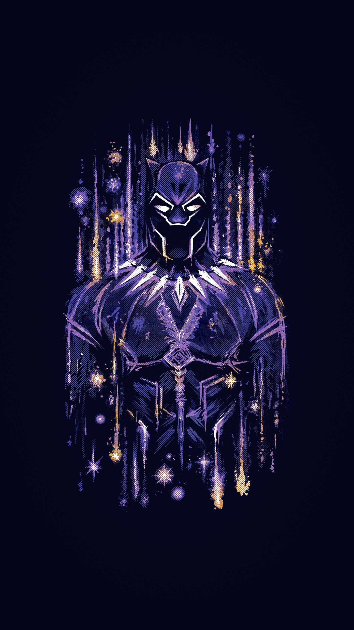 1440x2560 Black Panther Wakanda Artwork iPhone Wallpaper