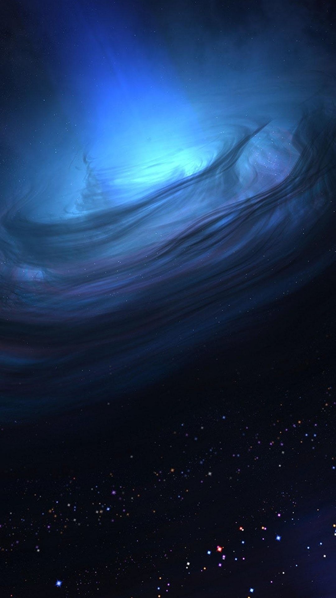 1080x1920 Wallpaper full hd 1080 x 1920 smartphone nebula galaxy space blue