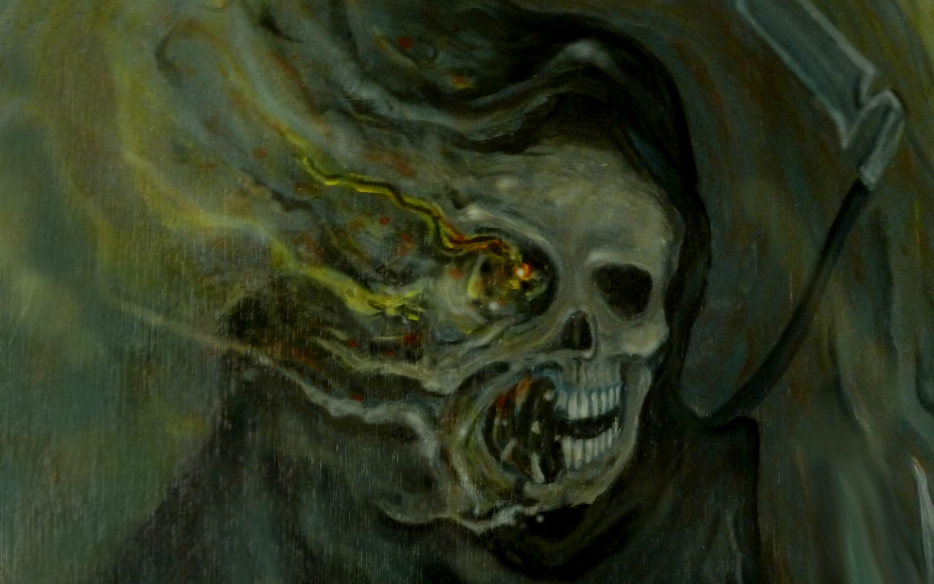 1920x1200 Dark Grim Reaper horror skeletons skull creepy g wallpaper |  .
