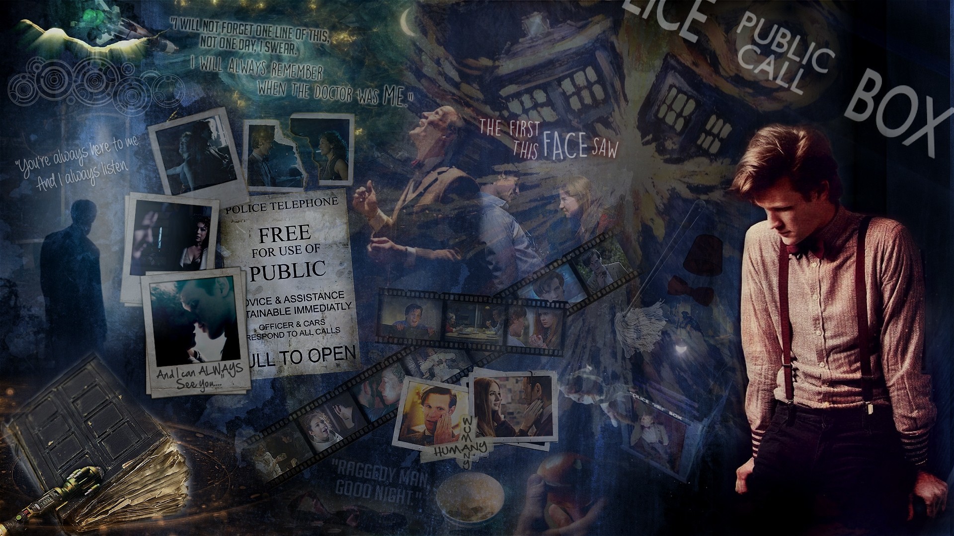 1920x1080 11th Doctor Tribute Wallpaper by SikuX 11th Doctor Tribute Wallpaper by  SikuX