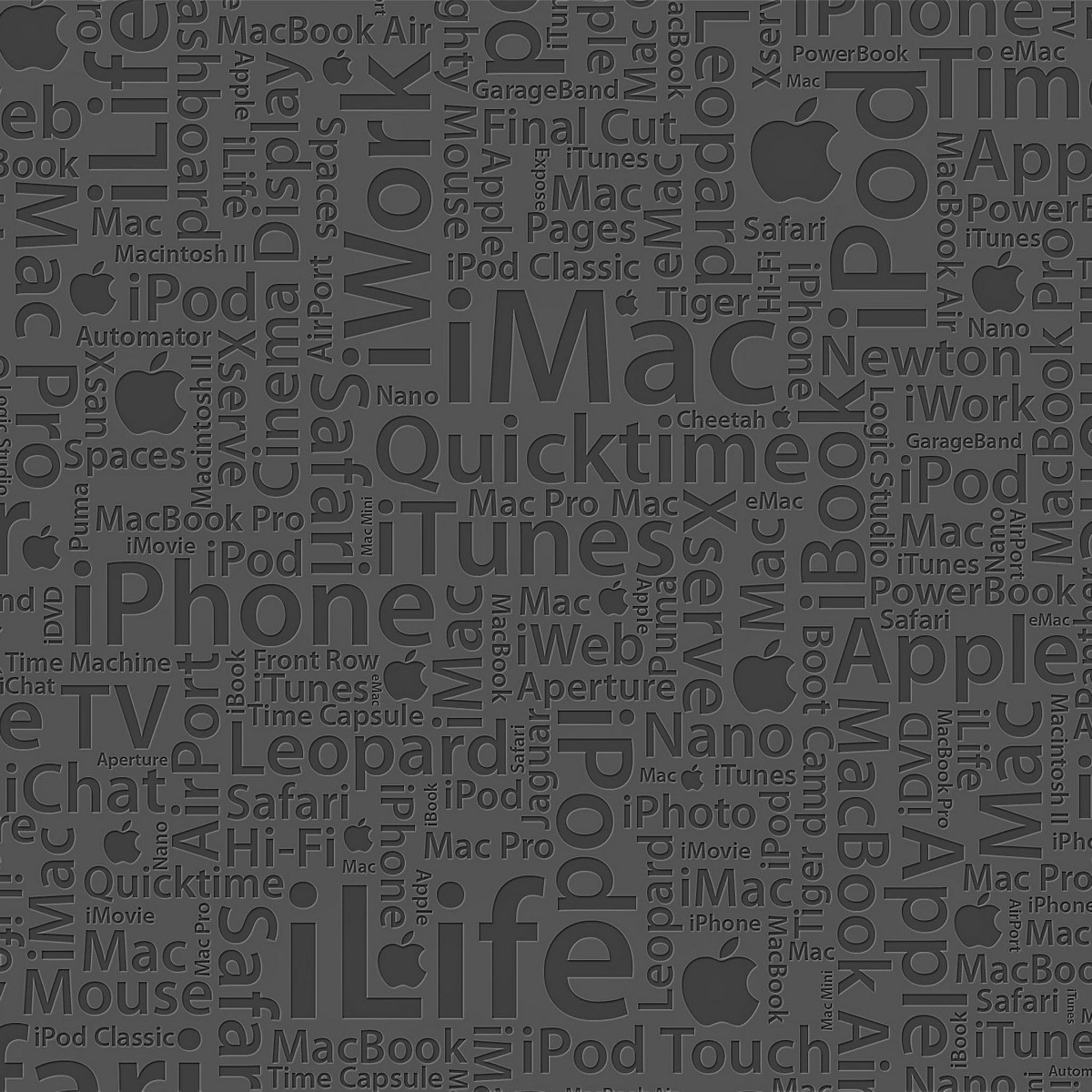 2048x2048 Apple Logo Wallpaper