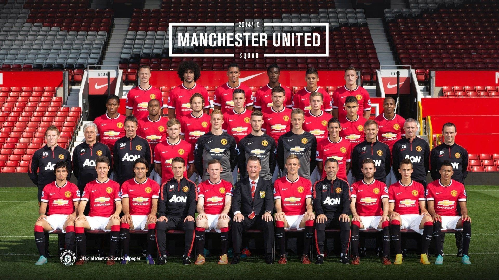1920x1080 Manchester United 2014-2015 Squad Photo Wallpaper Wide or HD .
