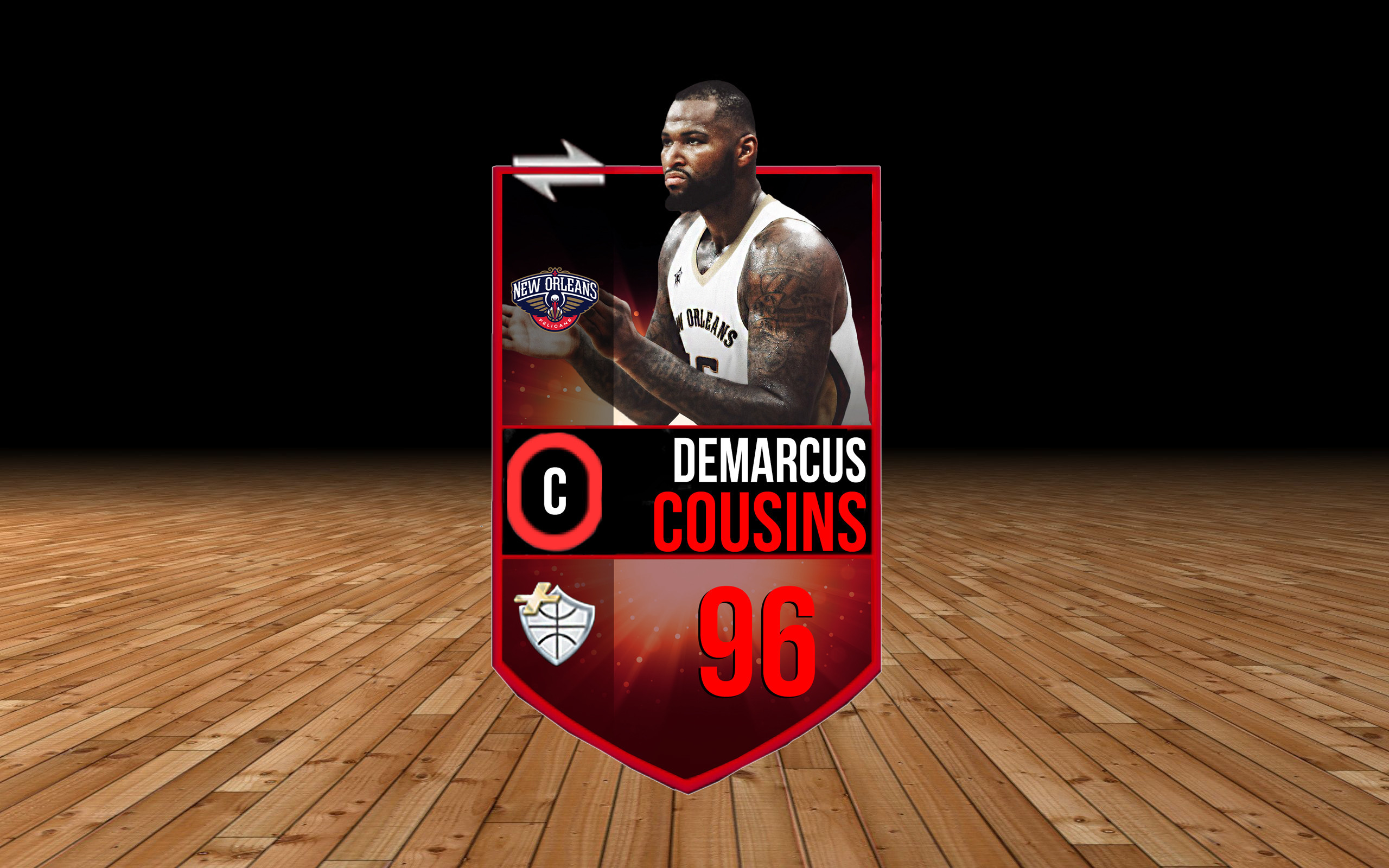 2560x1600 Sooo yesterday Boogie was traded to the Pelicans... why not make a card art  of him?