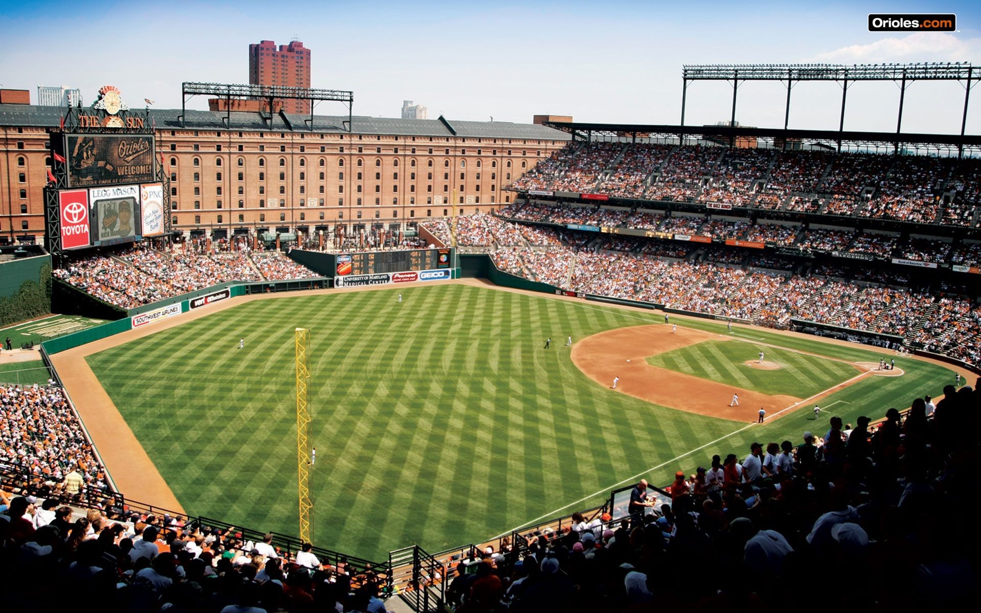 1920x1200 Oriole Park at Camden Yards, often referred to simply as Camden Yards, is a…