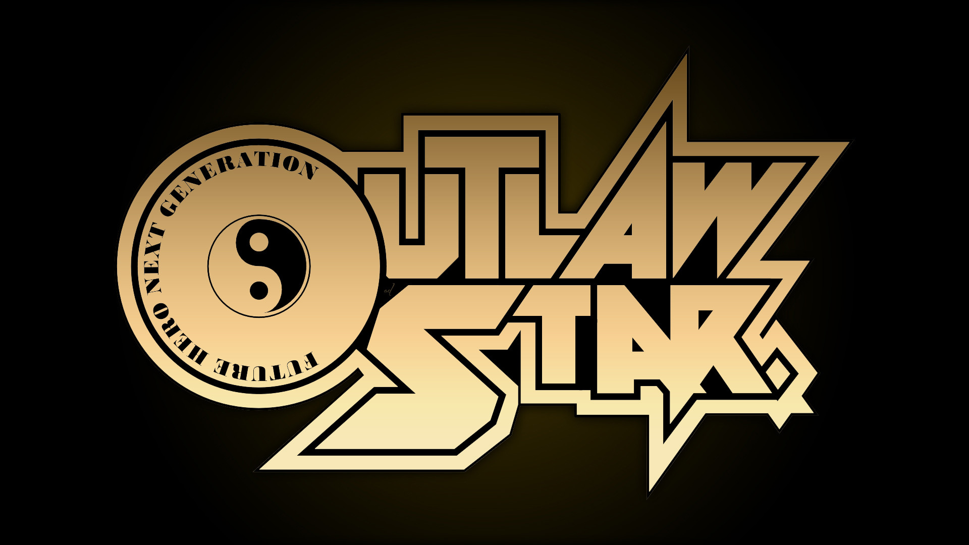 1920x1080 Anime Gradient Background Outlaw Star Typography Artwork