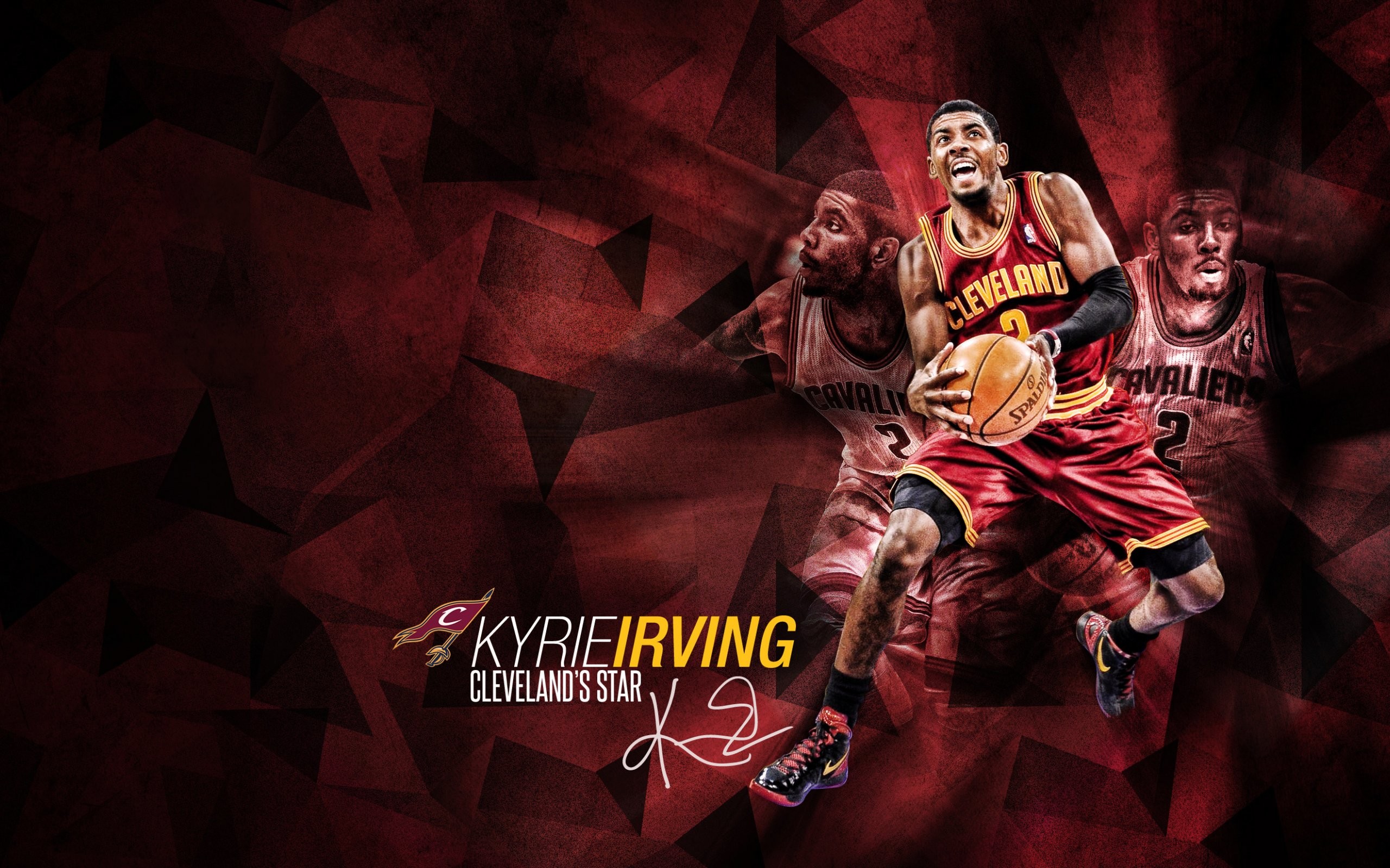 2560x1600 Kyrie irving cleveland cavaliers nba basketball wallpapers HD.
