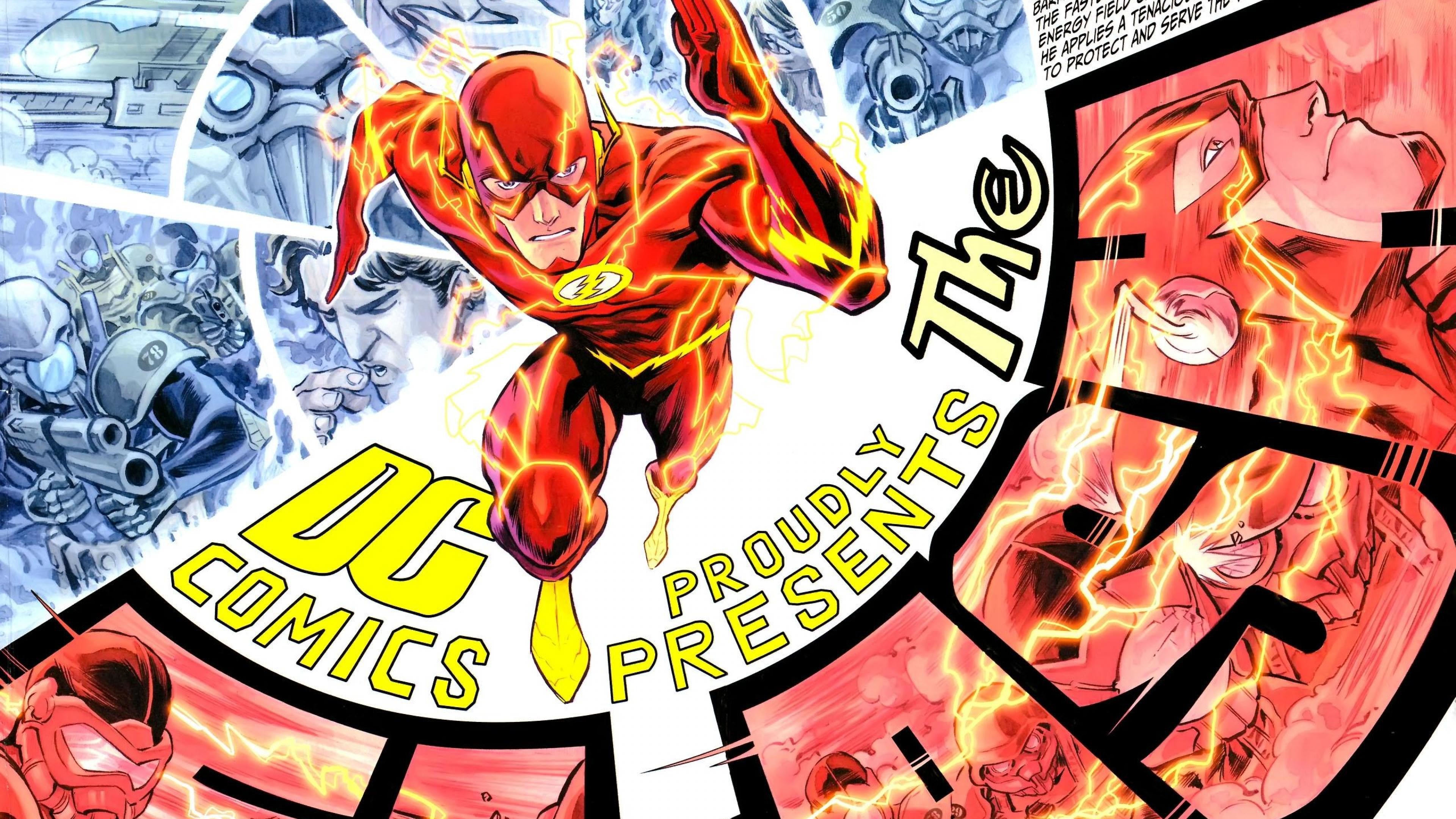 3840x2160 <b>The Flash</b>: <b>Comic Book<