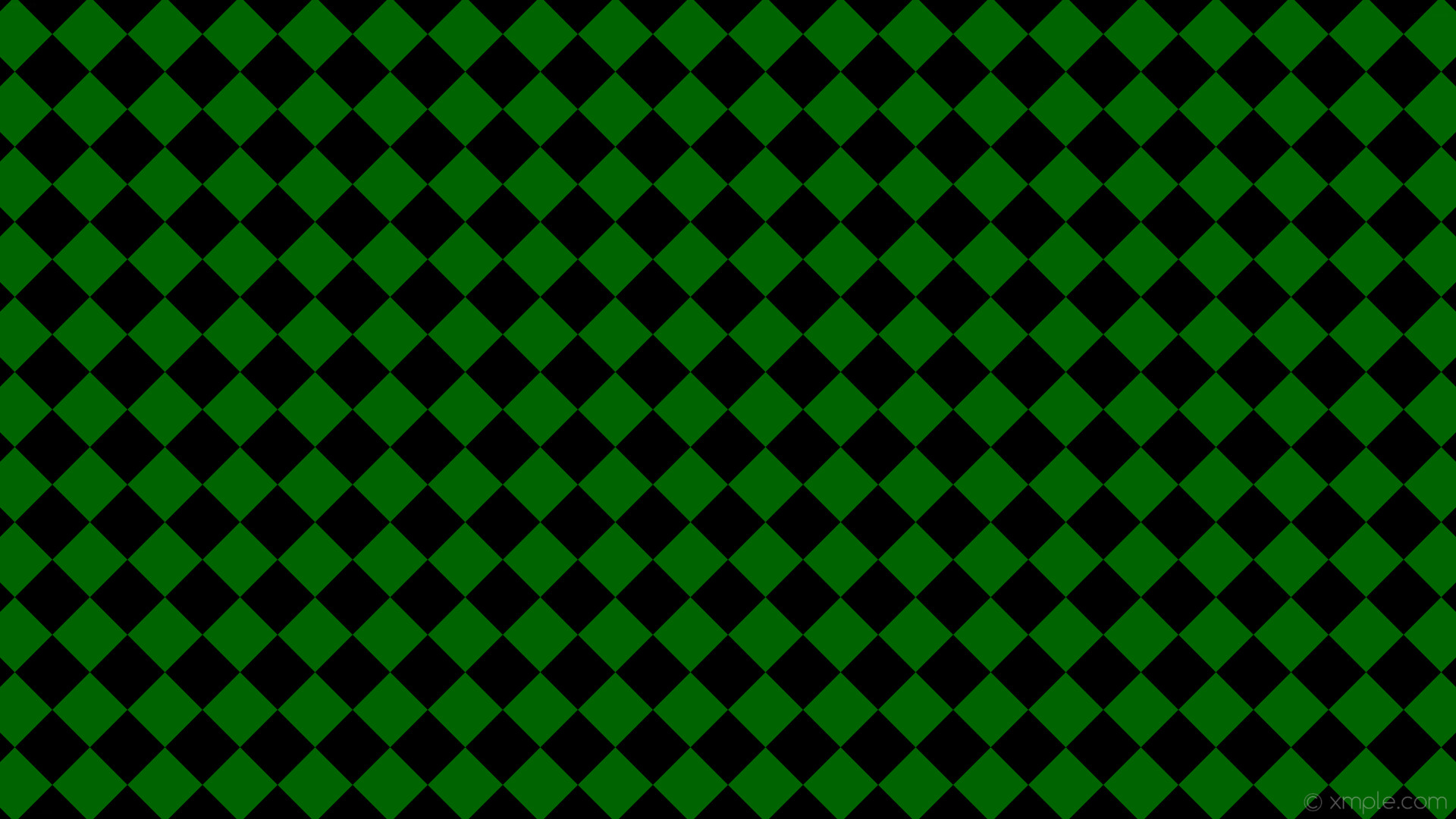 1920x1080 wallpaper checkered green squares black dark green #006400 #000000 diagonal  45Â° 70px